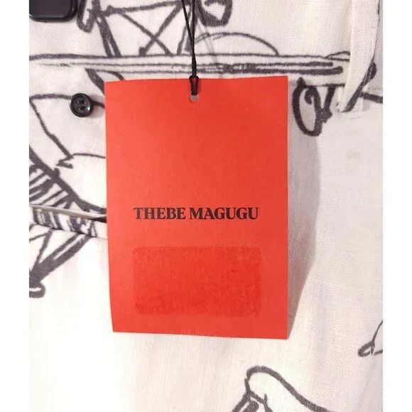 Thebe Magugu Thebe Magugu Chaps Trousers Size XL Mens Gray White Size US 36 / EU 52 - 12 Thumbnail