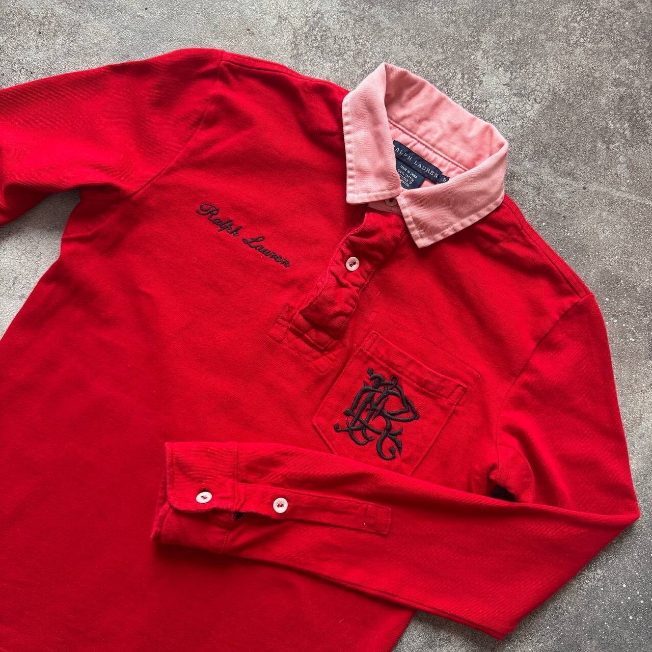 Ralph Lauren Ralph Lauren 90s Vintage Rugby Chief Keef Style Shirt Size S / US 4 / IT 40 - 2 Thumbnail