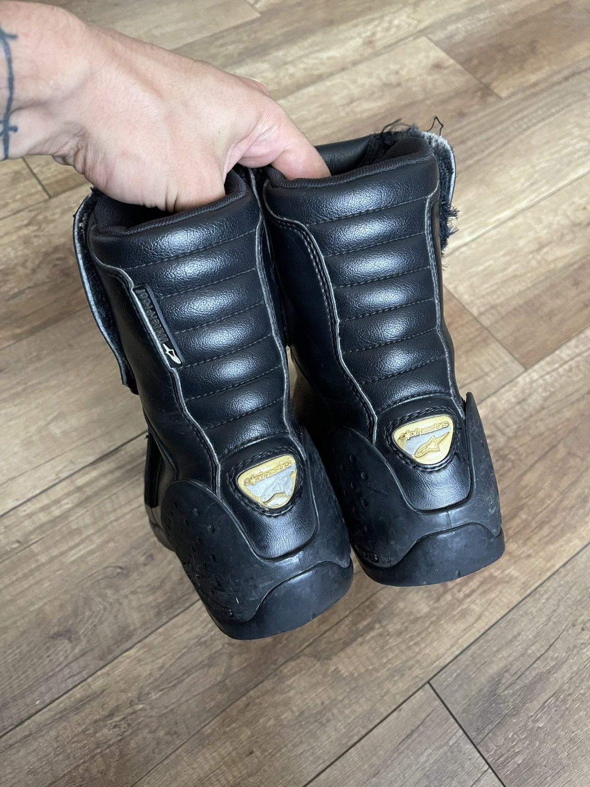 Alpinestars Alpinestars Leather Moto Boots Shoes Size US 11.5 / EU 44-45 - 13 Thumbnail