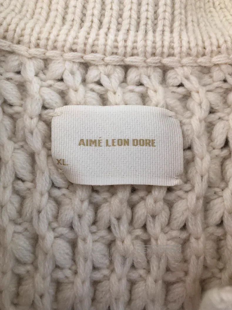 Aime Leon Dore Aime Leon Dore Knit Cardigan Rare Wool Cardigan Size US XL / EU 56 / 4 - 5 Thumbnail