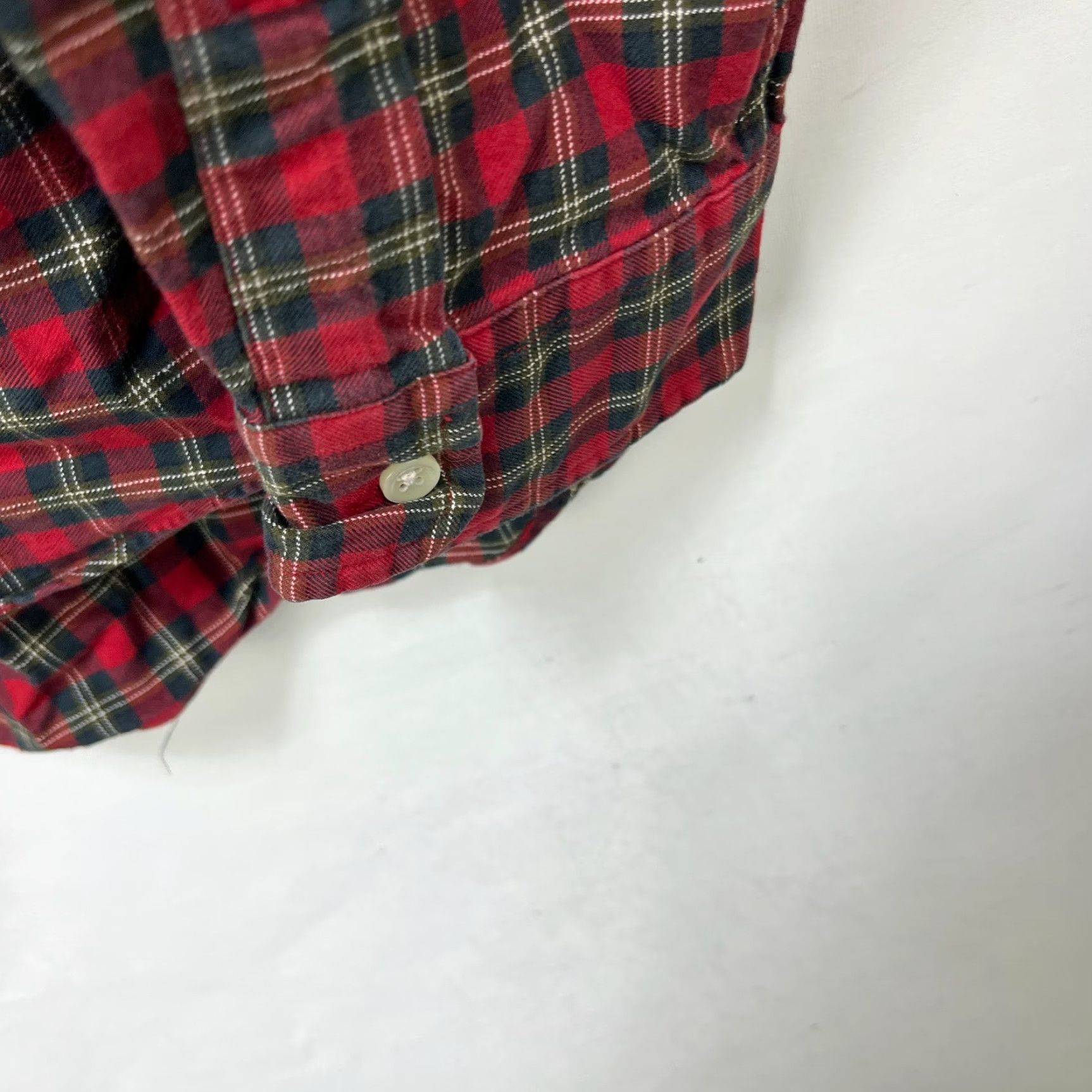 Polo Ralph Lauren Vintage Polo Ralph Lauren Plaid Red Button-Up Long Sleeve Shirt XL Men’s Regular Knit Cotton 90s Button-Down Collared Polo Shirts Size US XL / EU 56 / 4 - 5 Thumbnail