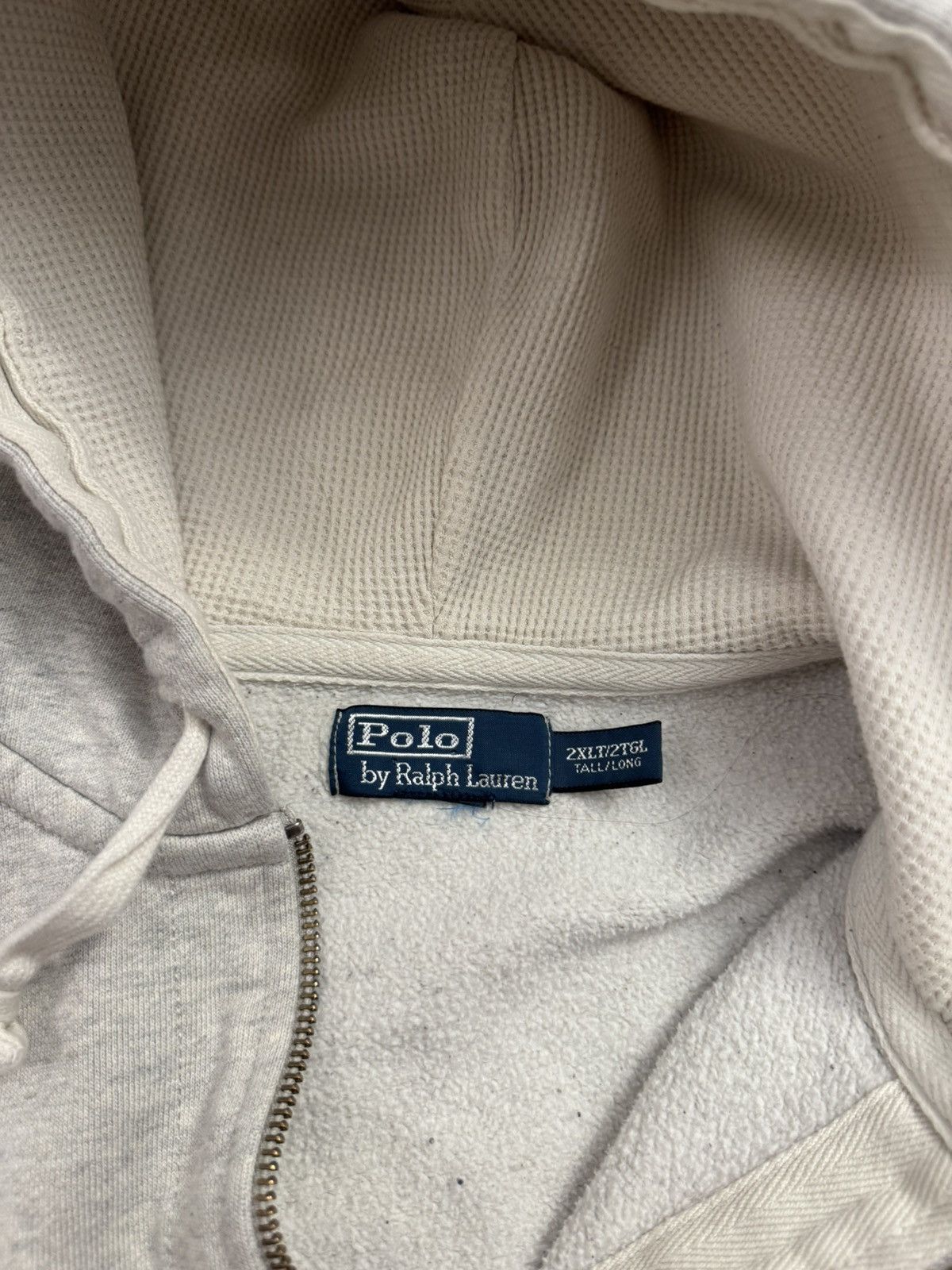 Polo Ralph Lauren 🔥Vintage Polo Ralph Lauren Hoodie Jaclet Grey/RRL Vibe Size US XL / EU 56 / 4 - 7 Thumbnail