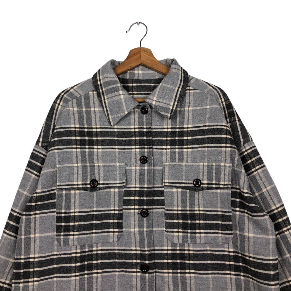 Japanese Brand 📌Vintage Button Jacket Tartan Design GU Japan Issey Miyake Size US XL / EU 56 / 4 - 4 Thumbnail