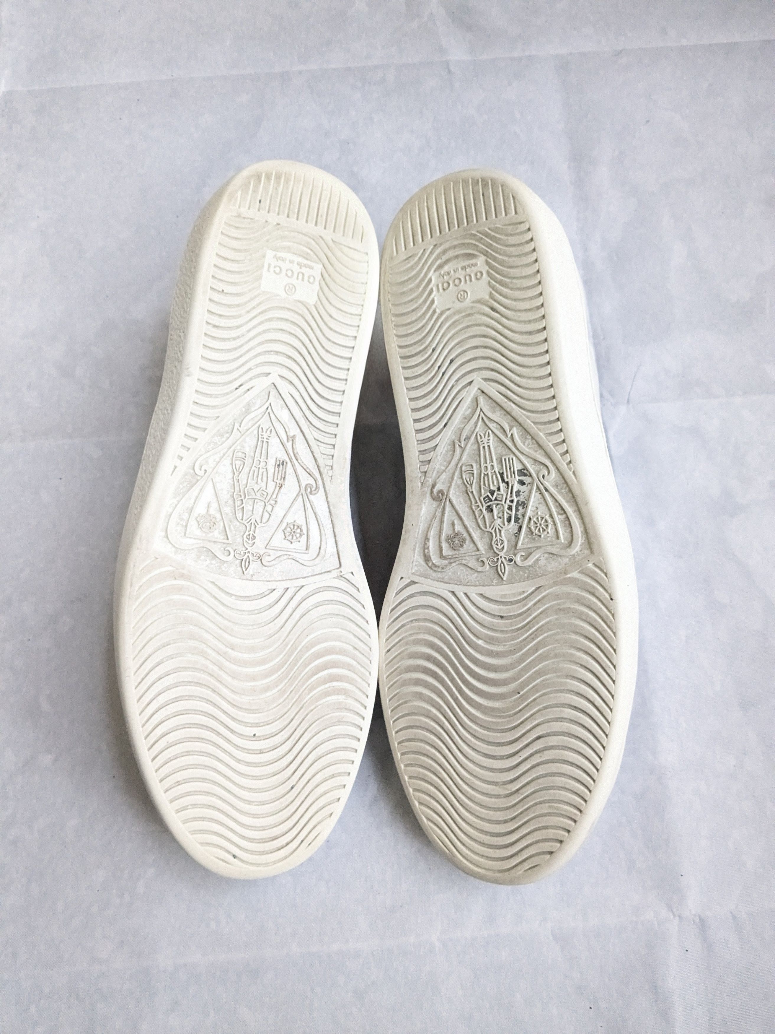 Gucci Gucci Ace Sneakers White 9.5 Low Tops Leather Size US 9.5 / EU 42-43 - 12 Thumbnail