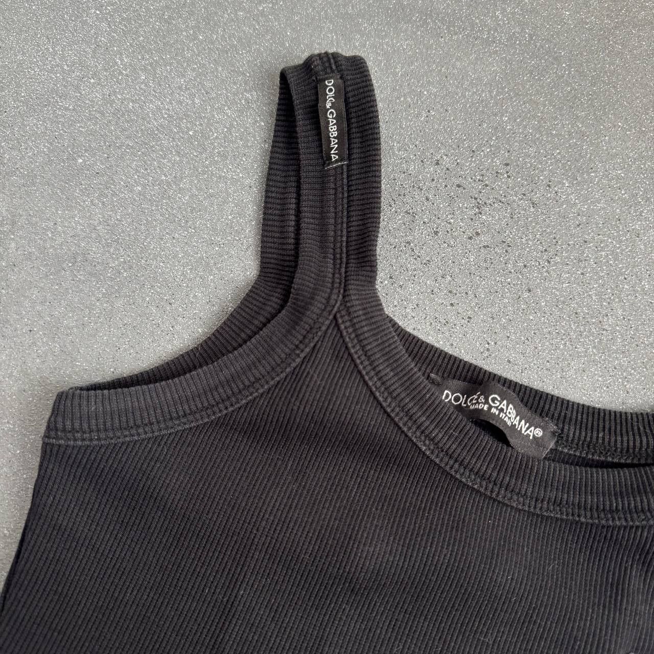 Dolce & Gabbana × Vintage Dolce & Gabbana Vintage Ribbed Tank Top Size S / US 4 / IT 40 - 5 Thumbnail