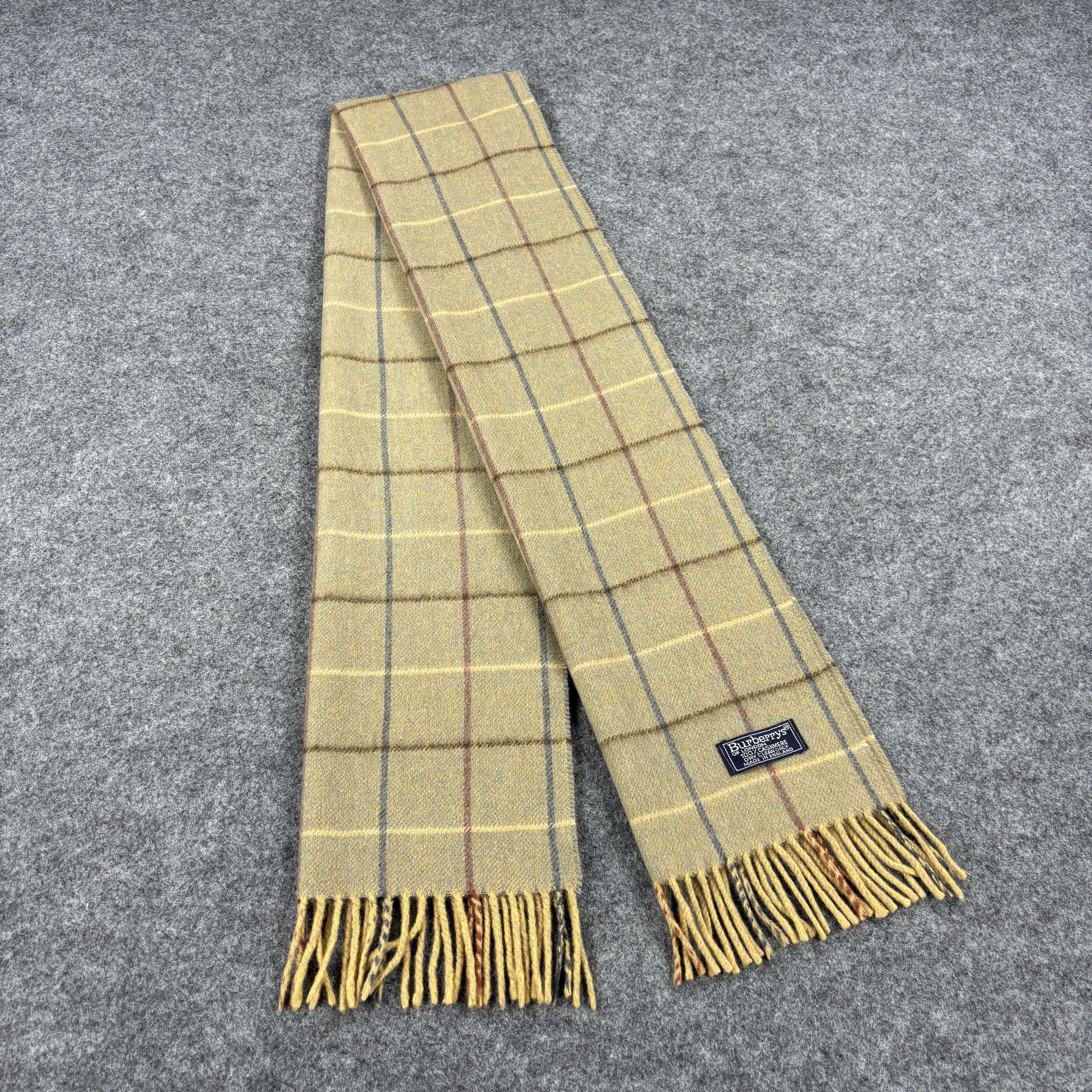 Burberry × Vintage GF10702 Burberry Scarf Neck Wear Muffler Nova Check Size ONE SIZE - 1 Thumbnail