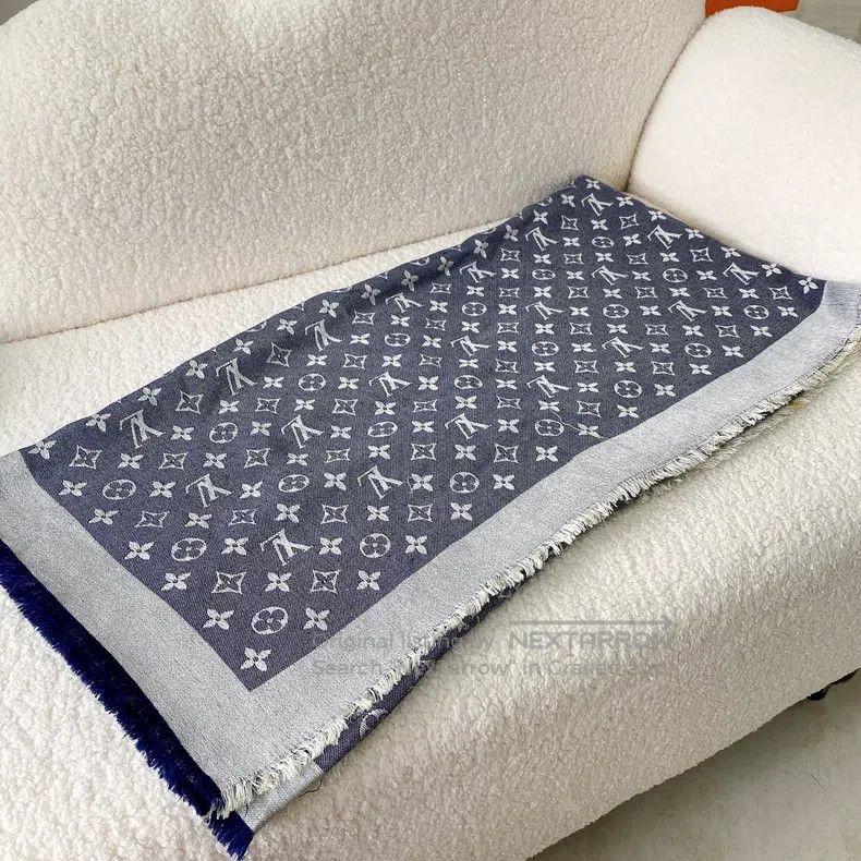 Louis Vuitton Louis Vuitton Mulberry silk scarf with presbyopia scarf Size ONE SIZE - 2 Thumbnail