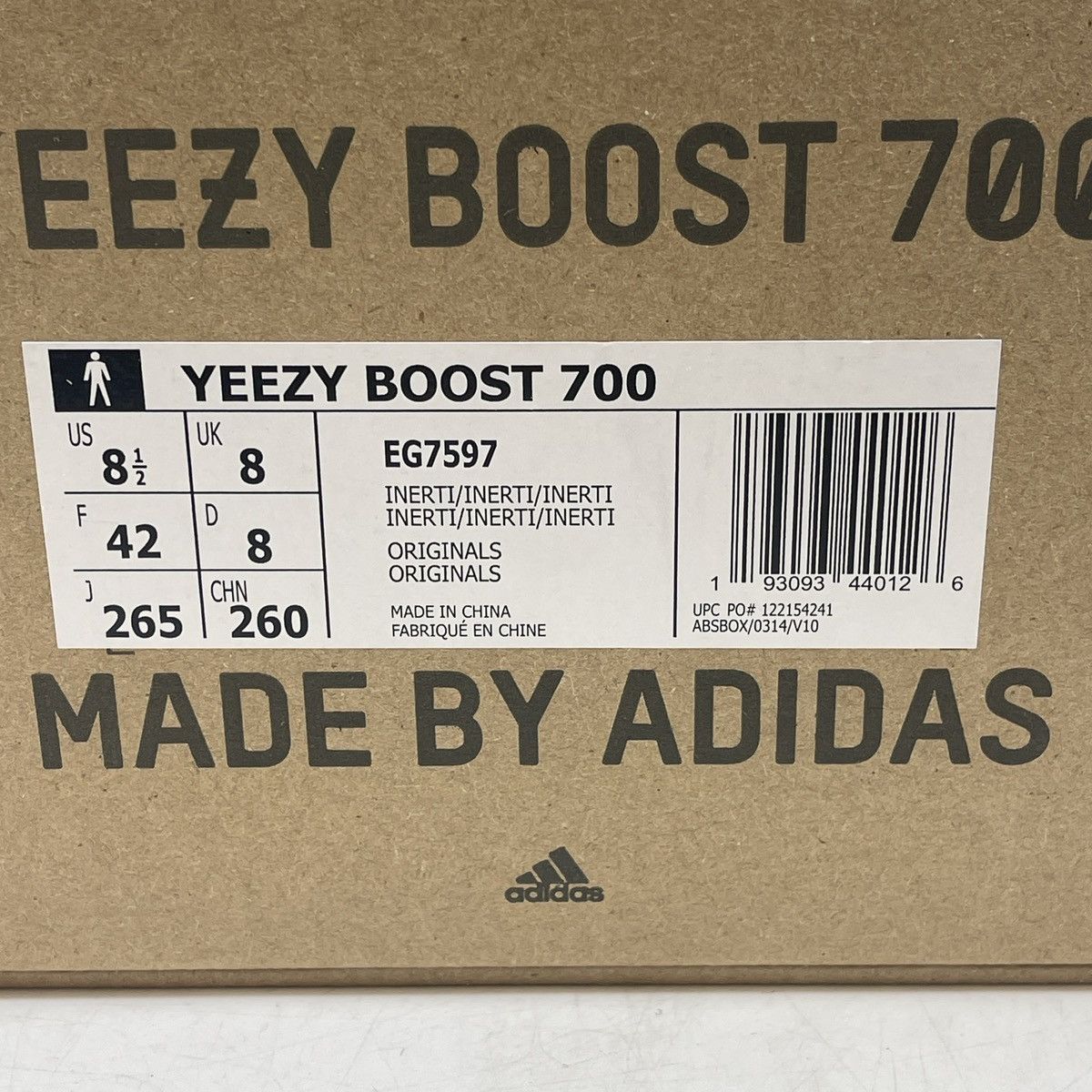 Adidas Yeezy boost 700 inertia Size US 8.5 / EU 41-42 - 9 Thumbnail