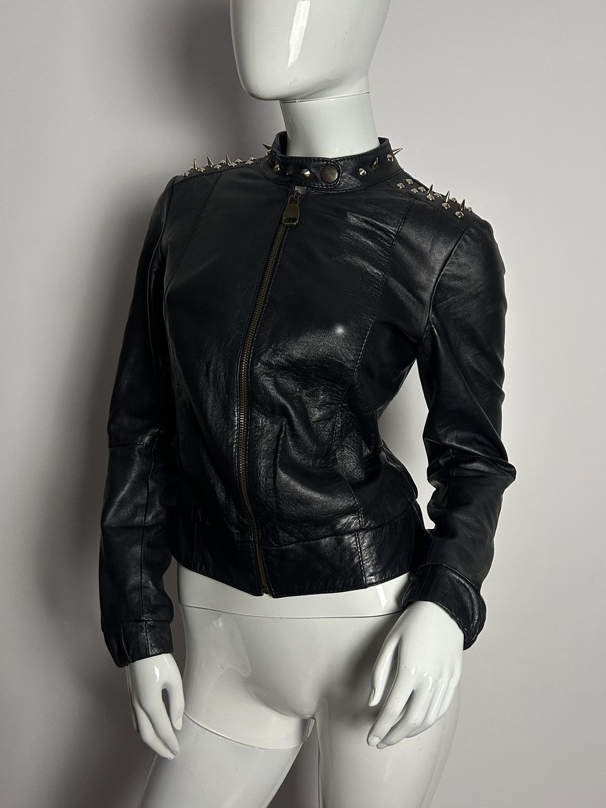 Other Italian vintage leather piercing jacket Size S / US 4 / IT 40 - 5 Thumbnail