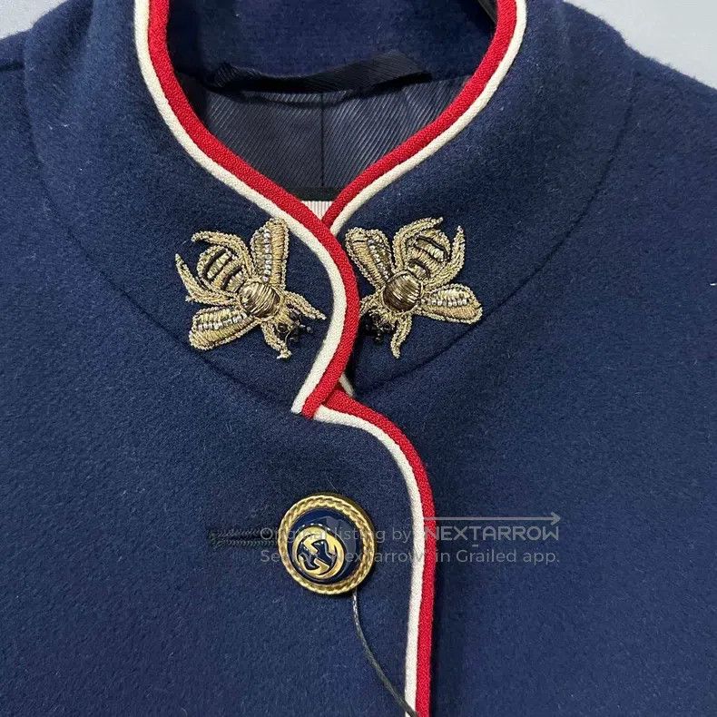 Gucci Gucci Classic double G button little bee coat Size XS / US 0-2 / IT 36-38 - 3 Thumbnail