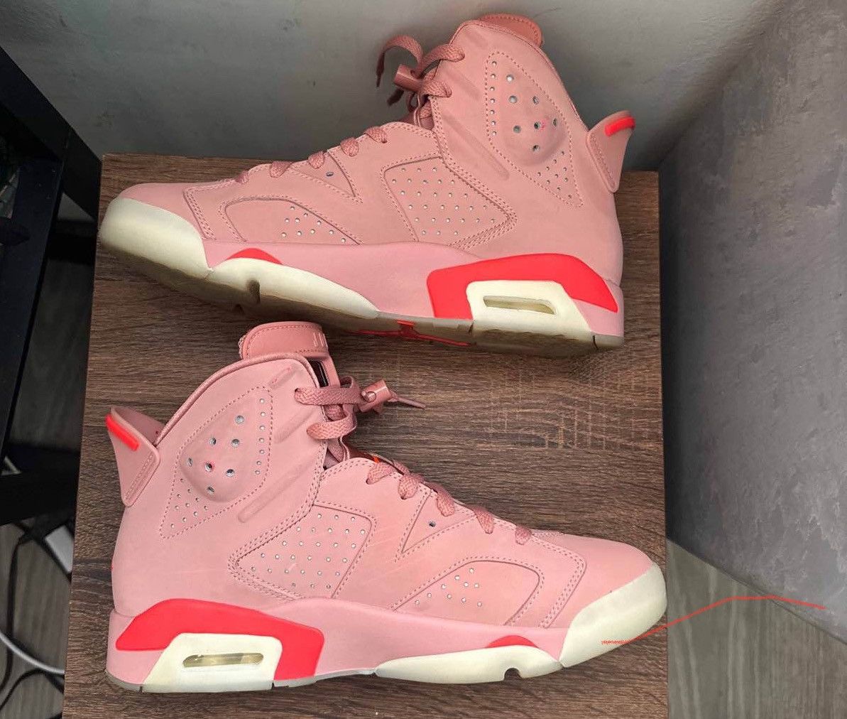 Jordan 6s millennial pink hotsell