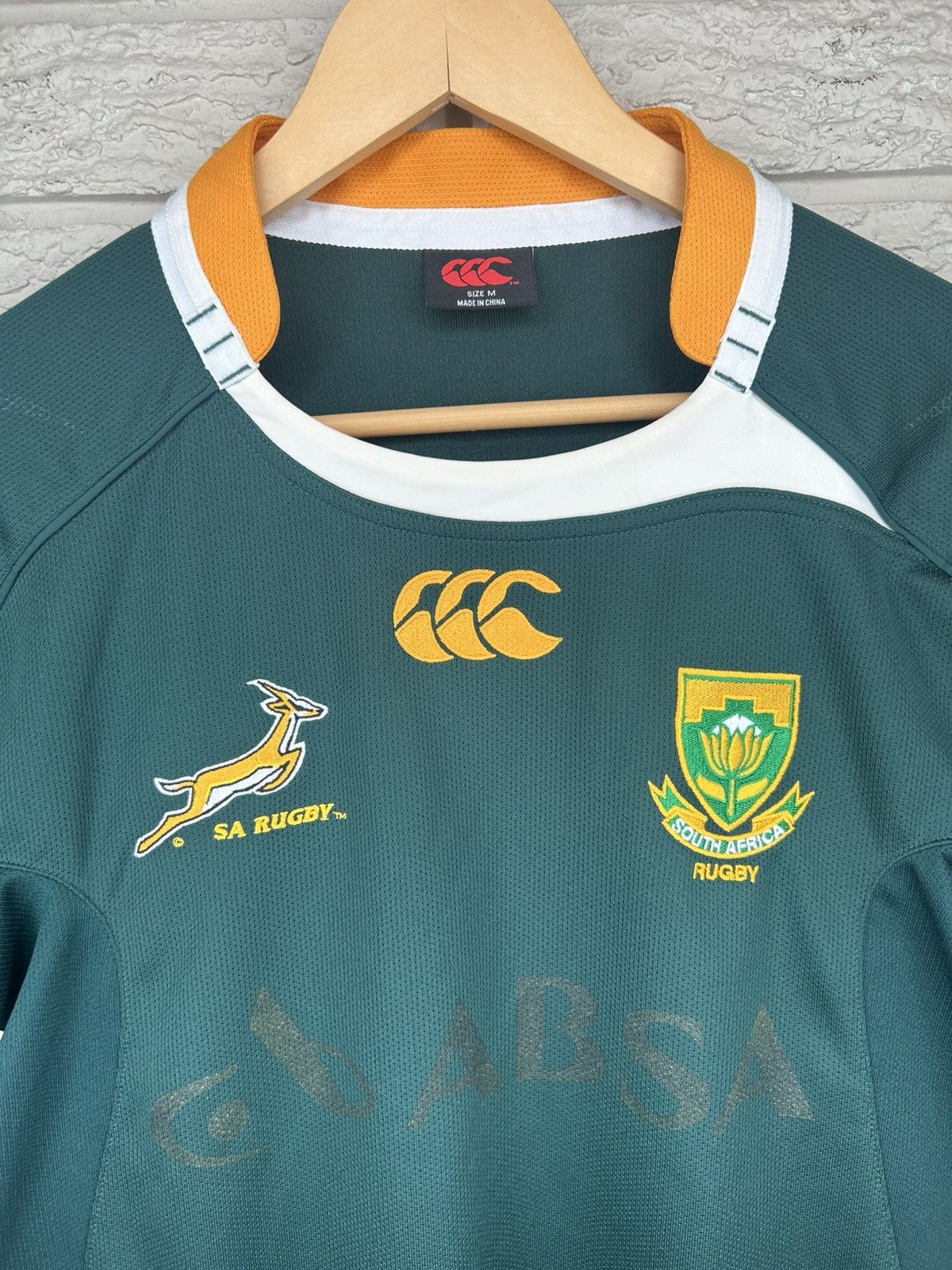 Canterbury of New Zealand Vintage Canterbury South Africa Rugby Jersey Size US M / EU 48-50 / 2 - 3 Thumbnail