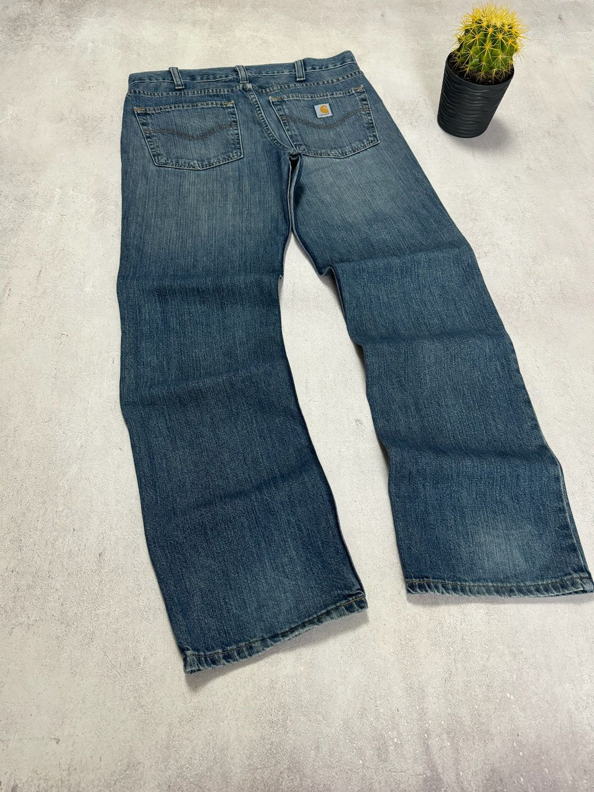 Carhartt × Vintage Vintage Carhartt Straight Jeans Denim Pants Y2K 90s Size US 32 / EU 48 - 2 Thumbnail