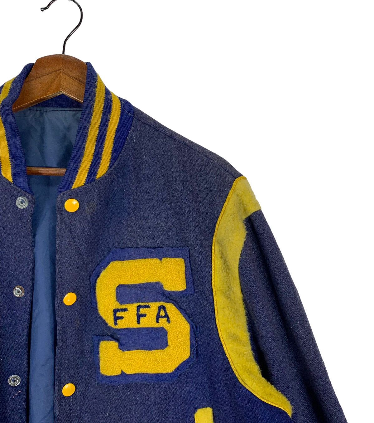 Vintage VINTAGE FFA VARSITY BOMBER JACKET Size US M / EU 48-50 / 2 - 5 Thumbnail