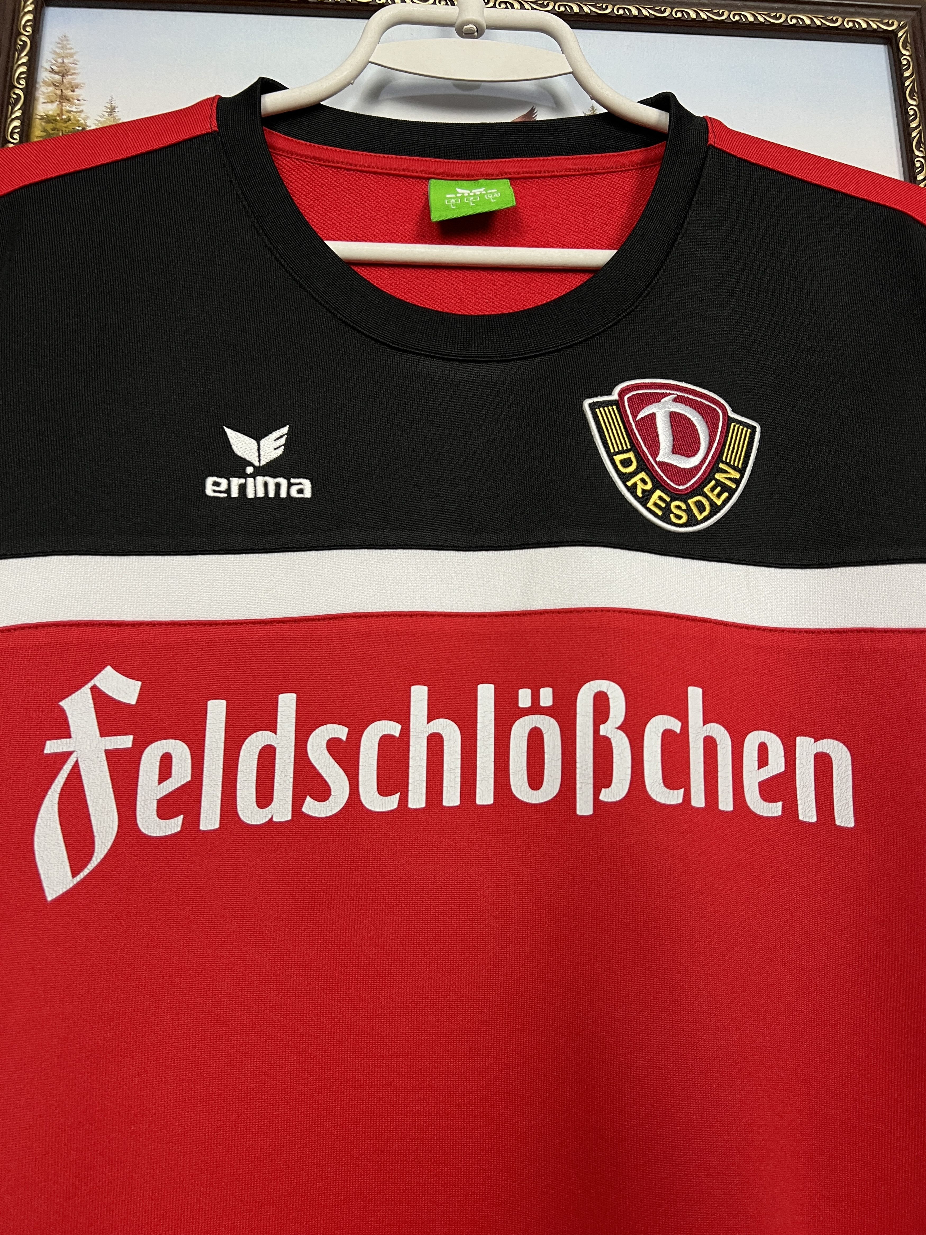 Erima Dynamo Dresden Football Sweatshirt Soccer Track Top Crewneck Size US L / EU 52-54 / 3 - 3 Thumbnail