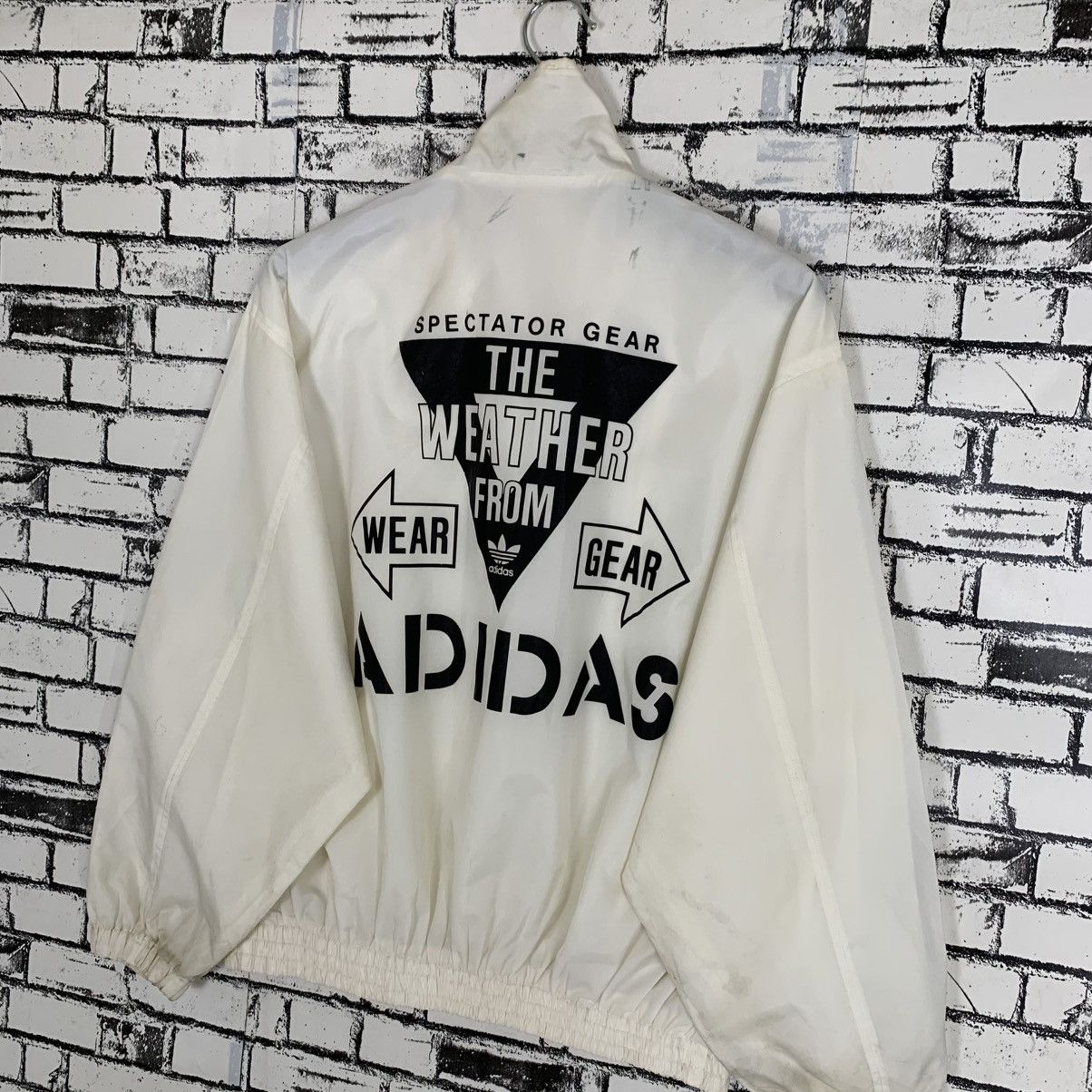 Adidas × Designer × Vintage Vintage Adidas Weather Club Zipper Light Jacket Medium Size Size US M / EU 48-50 / 2 - 9 Thumbnail