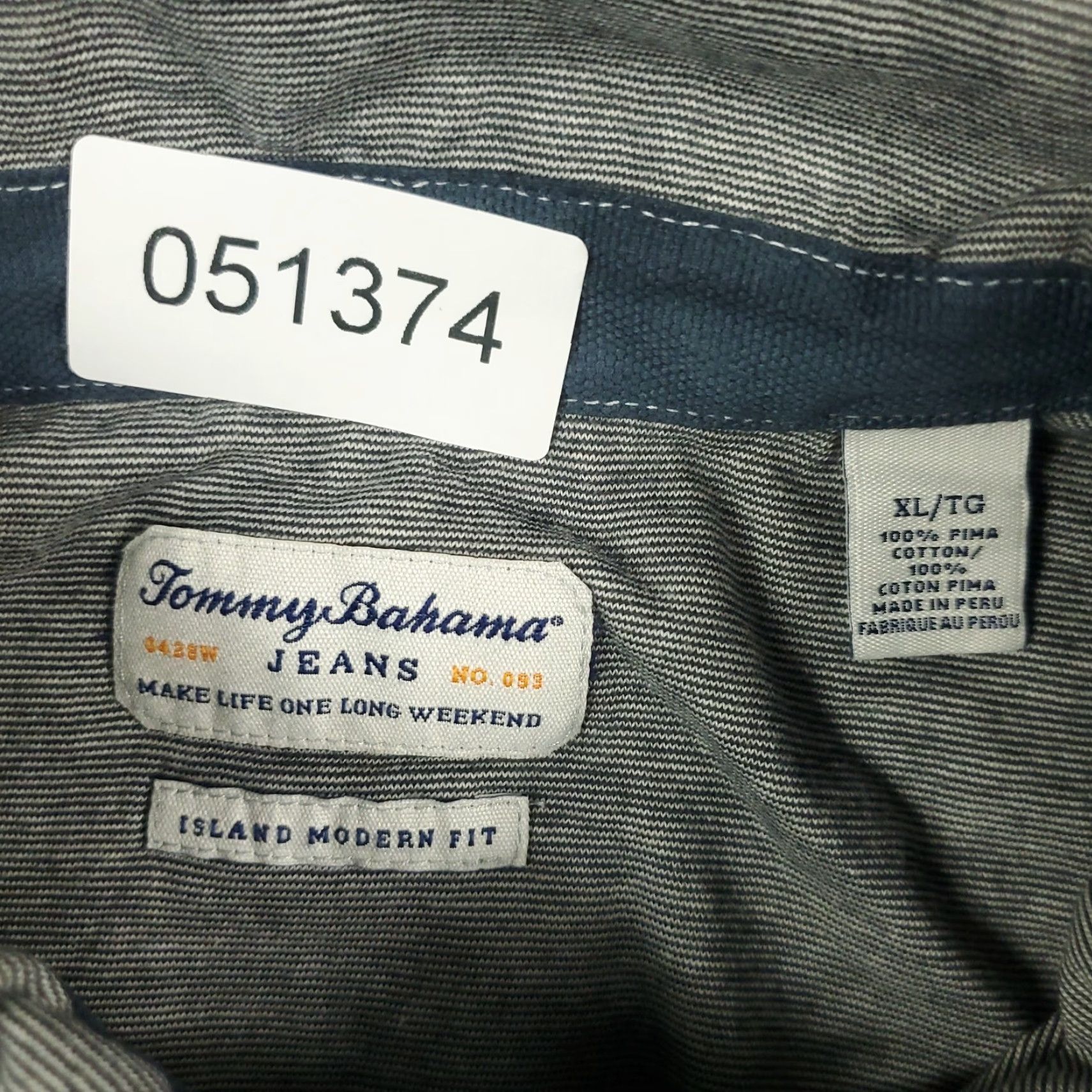 Tommy Bahama Tommy Bahama Polo Shirt Gray Adult XL Short Sleeve Casual Mens Size US XL / EU 56 / 4 - 6 Thumbnail
