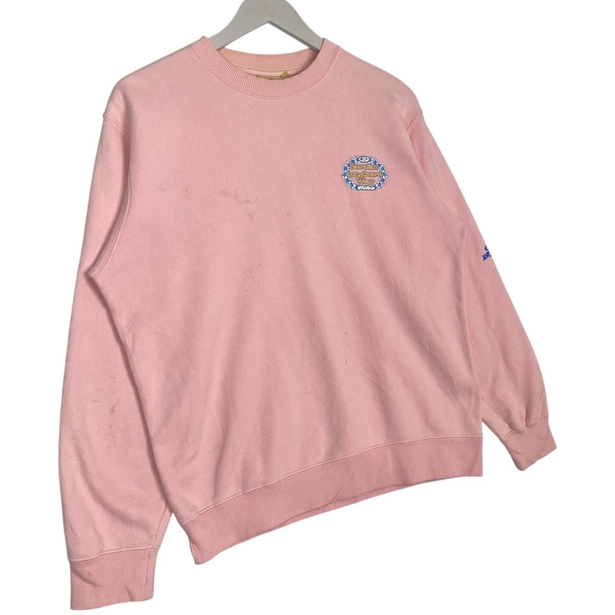 Vintage Vintage Piko Hawaiian Sweatshirt Crewneck Pink Size M Size M / US 6-8 / IT 42-44 - 3 Thumbnail