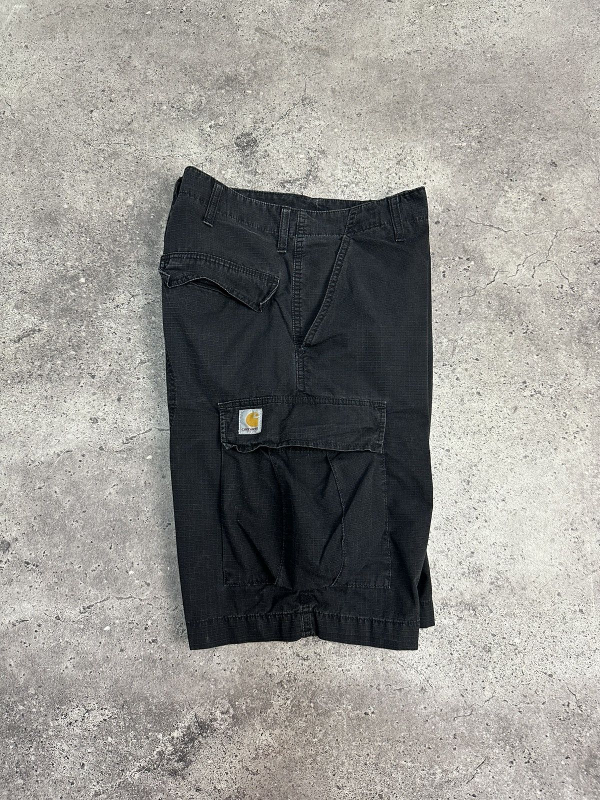 Carhartt Vintage Carhartt Aviation Cargo Shorts Distressed Black Y2K Size US 30 / EU 46 - 2 Thumbnail