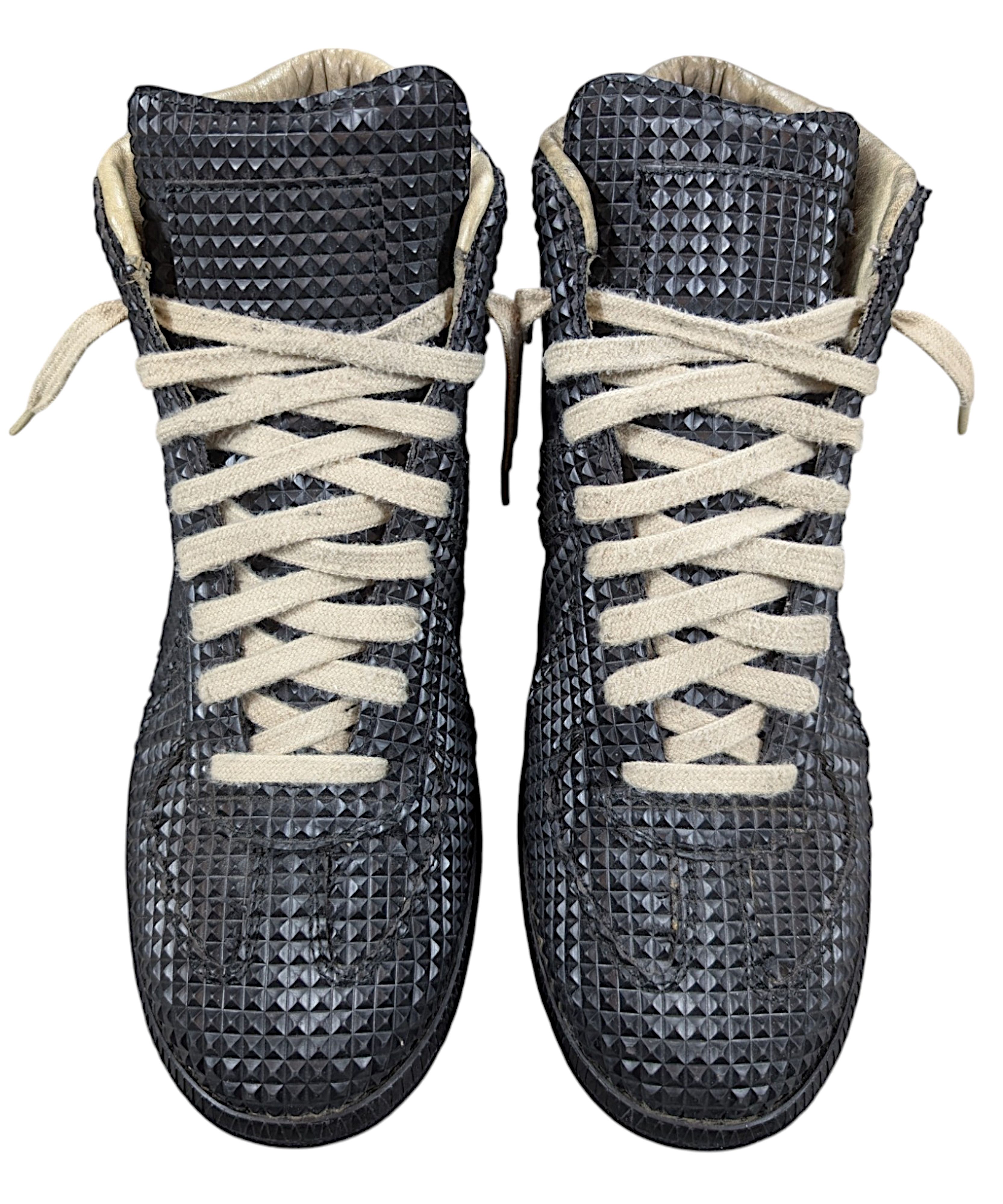 Maison Margiela Maison Margiela Studded Pyramid Gat High Top Sneakers Size US 11 / EU 44 - 1 Thumbnail