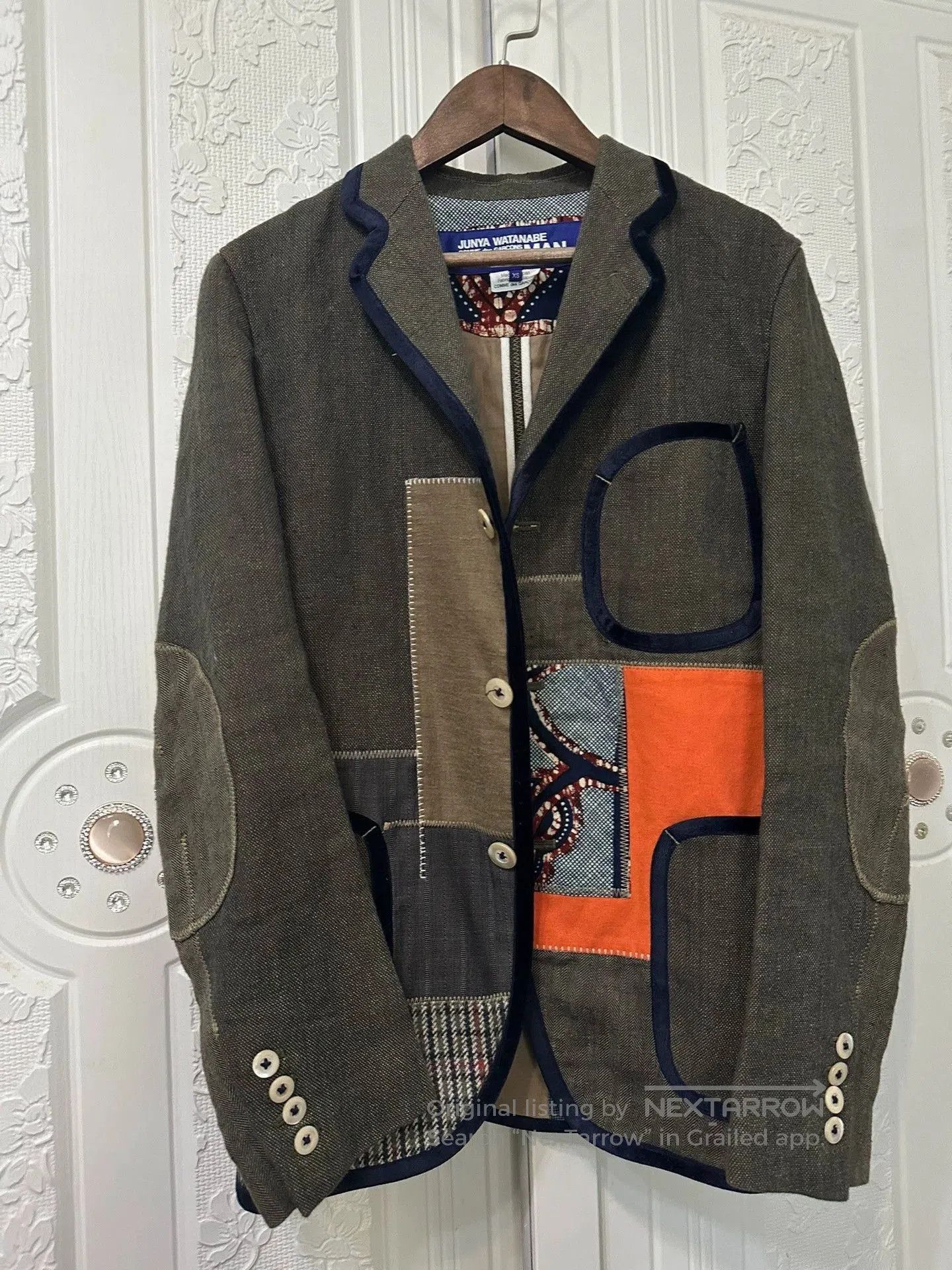 Comme des Garcons Multi Color Patchwork Structured Jacket XS. Size US XS / EU 42 / 0 - 1 Thumbnail