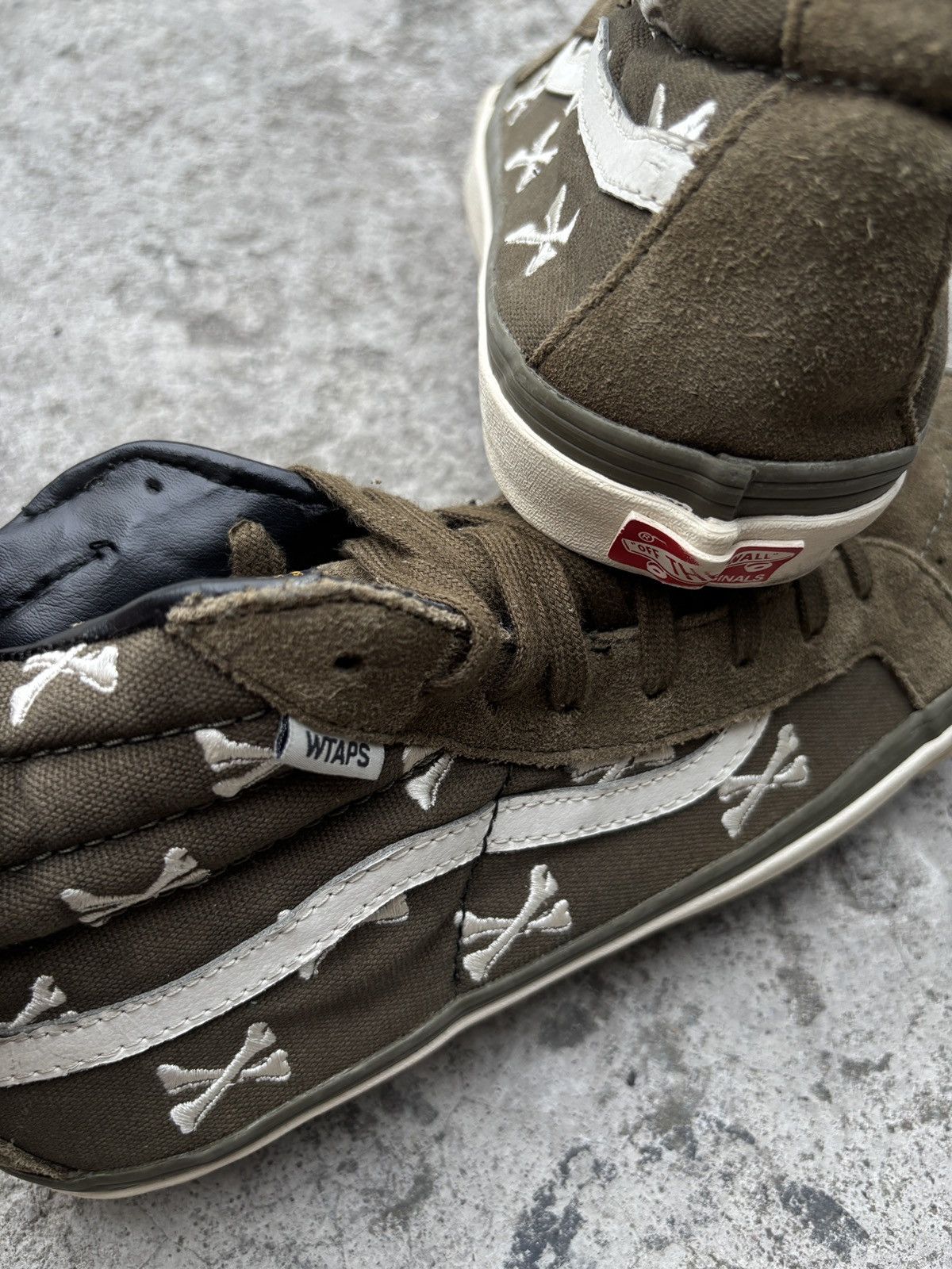 Vans Vans sk8 Hi x WTAPS Size US 11 / EU 44 - 2 Thumbnail