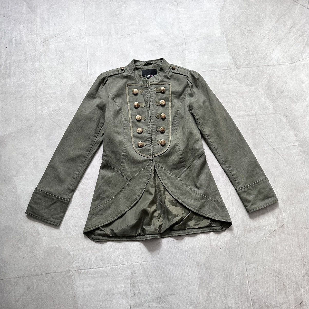 Hysteric Glamour × Undercover 00s Napoleon Military Jacket Vintage Coat PPFM Balmain Vibe Size M / US 6-8 / IT 42-44 - 5 Thumbnail