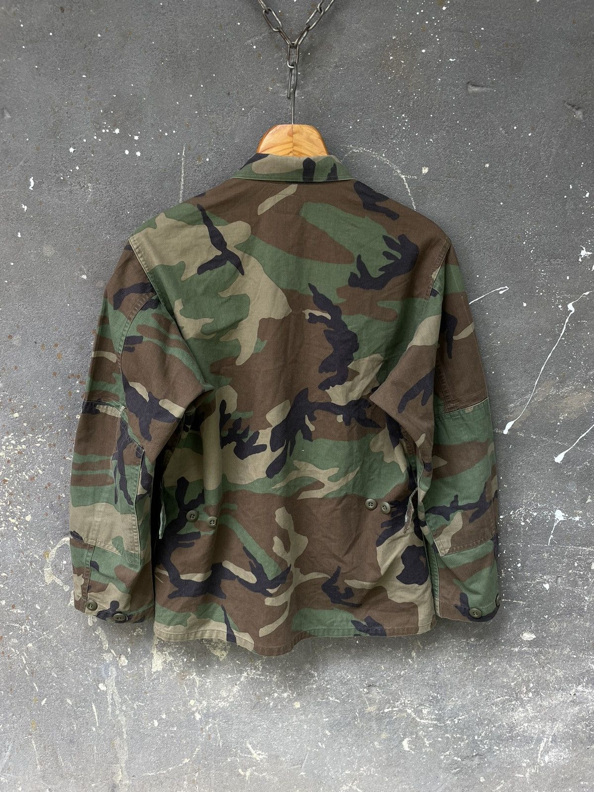 Vintage Vintage US Army 90’s Military Jacket Woodland Camo RARE Size US M / EU 48-50 / 2 - 5 Thumbnail