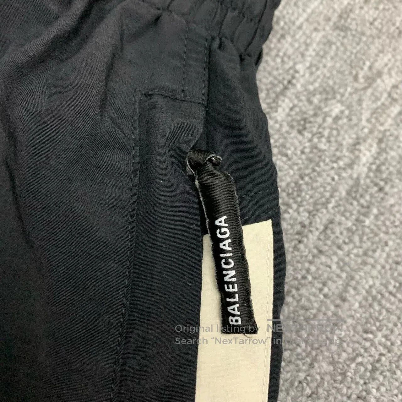 Balenciaga Balenciaga Black Side Stripe Double Hook Shorts. Size US 30 / EU 46 - 7 Thumbnail
