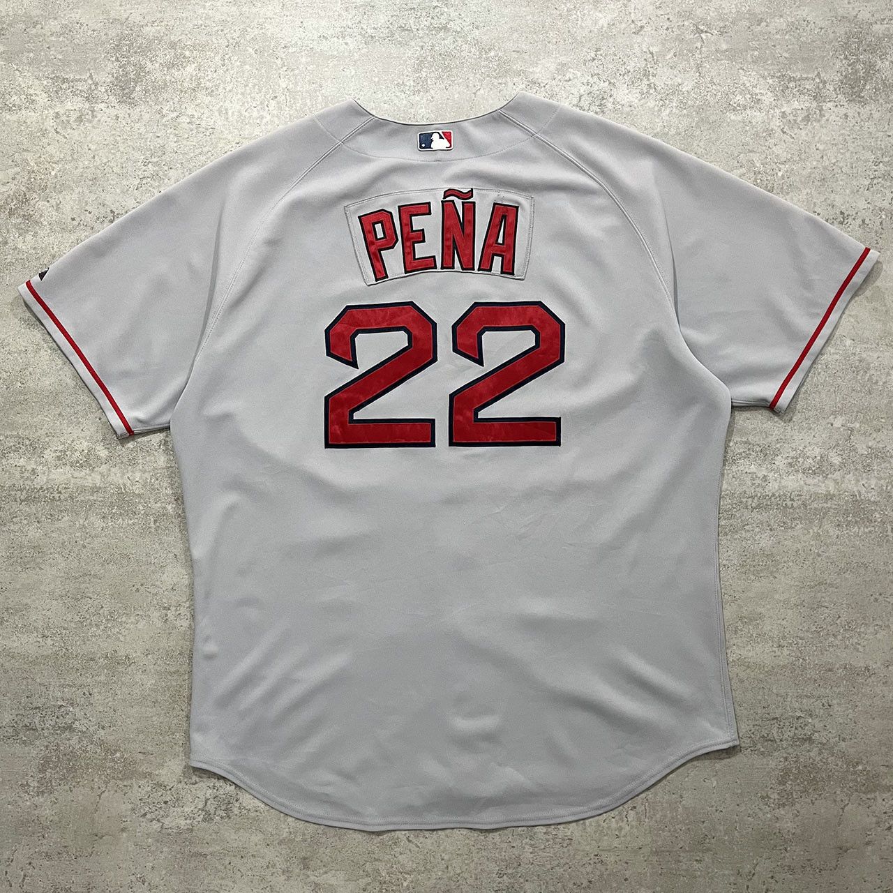 image of VTG 00S Mlb Boston Red Sox Wily Mo Pena Majestic Authentic in Grey, Men's (Size 2XL)