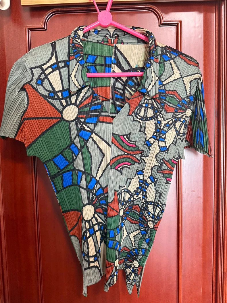 Issey Miyake issey miyake size:3 Windmill short sleeve 2505-Nextarrow Size XXS / US 00 / IT 34 - 1 Thumbnail