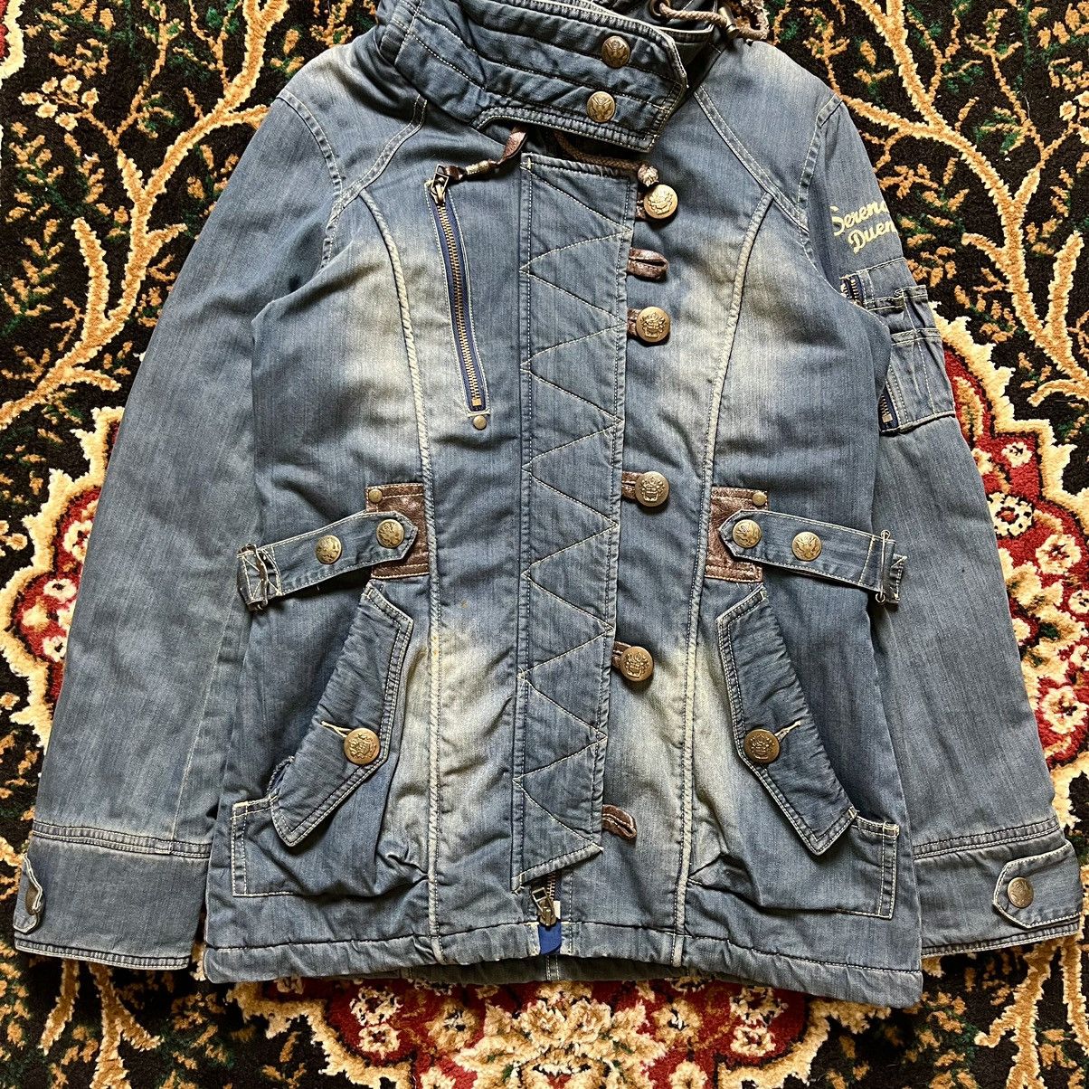 14th Addiction × If Six Was Nine × KMRii GARULA SEDITIONARIES BONDAGE JEAN JACKET Size US M / EU 48-50 / 2 - 2 Thumbnail