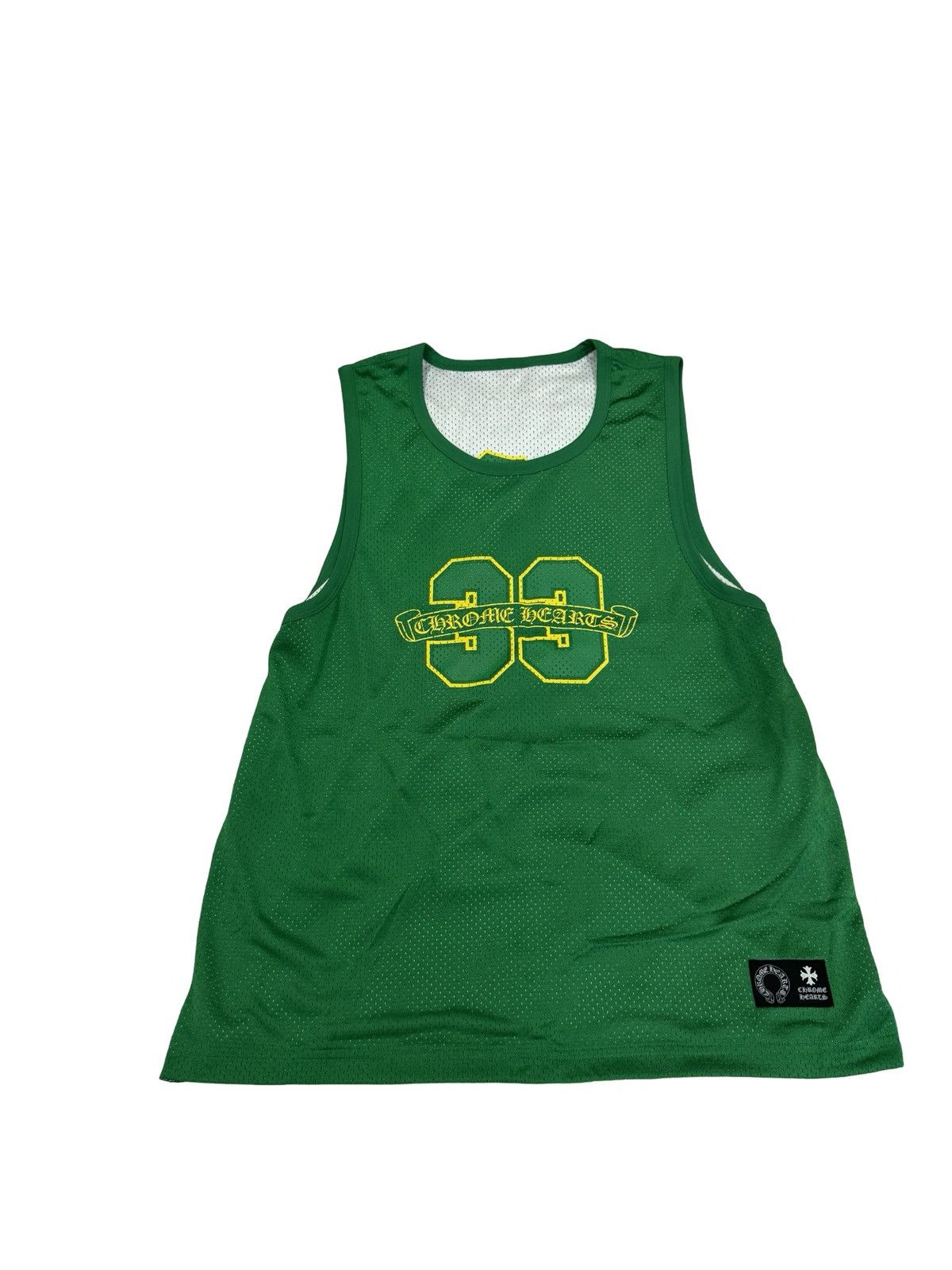 Chrome Hearts Green mesh reversible jersey Size US L / EU 52-54 / 3 - 1 Thumbnail