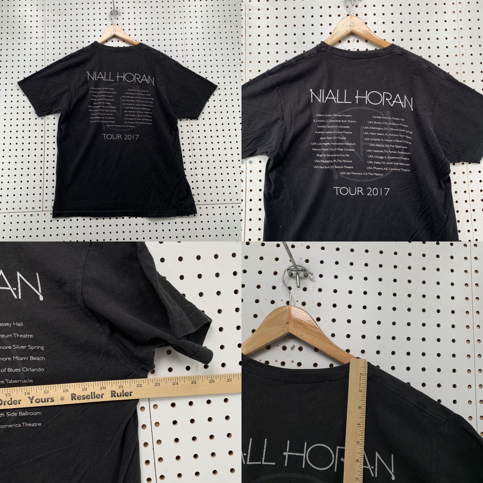 Tultex VINTAGE Niall Horan Flicker Sessions Shirt Mens Large Tultex Music 2017 Graphic Black Adult Large T-Shirt Mens Size US L / EU 52-54 / 3 - 8 Thumbnail