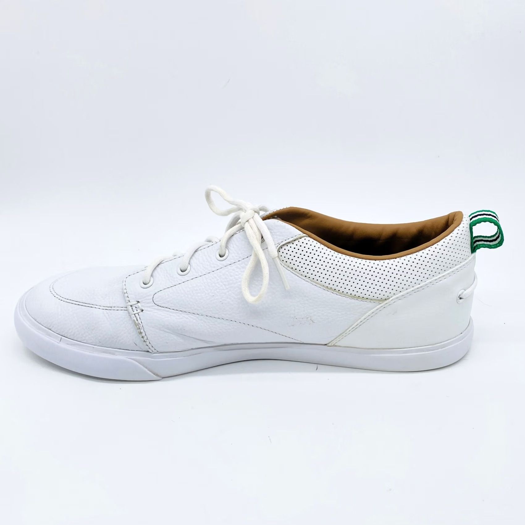 Lacoste Lacoste Bayliss 119 1 U Sneaker Men White Leather 10.5 Shoes Size US 11 / EU 44 - 7 Thumbnail