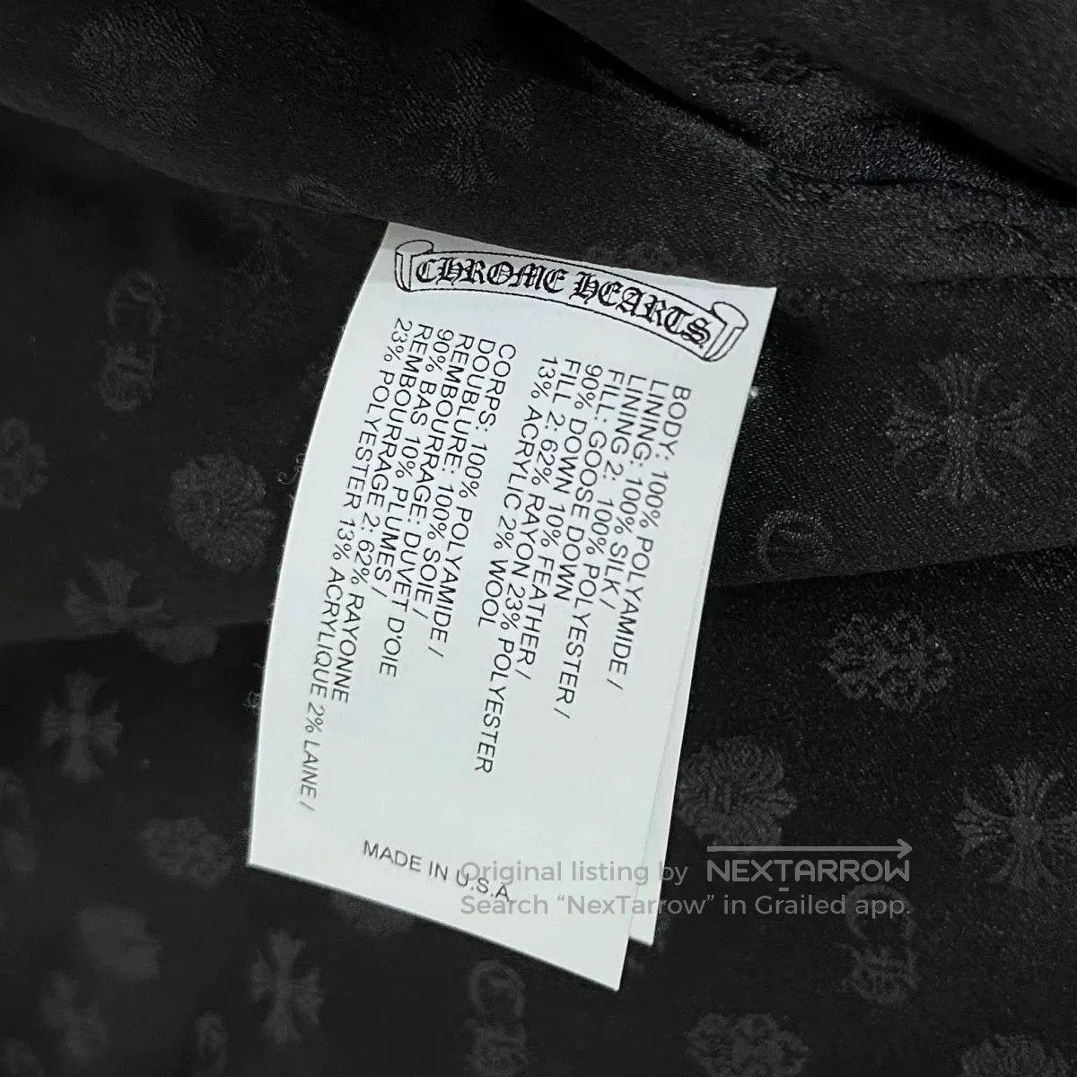 Chrome Hearts chrome hearts black padded vest with hood. Size US S / EU 44-46 / 1 - 9 Thumbnail