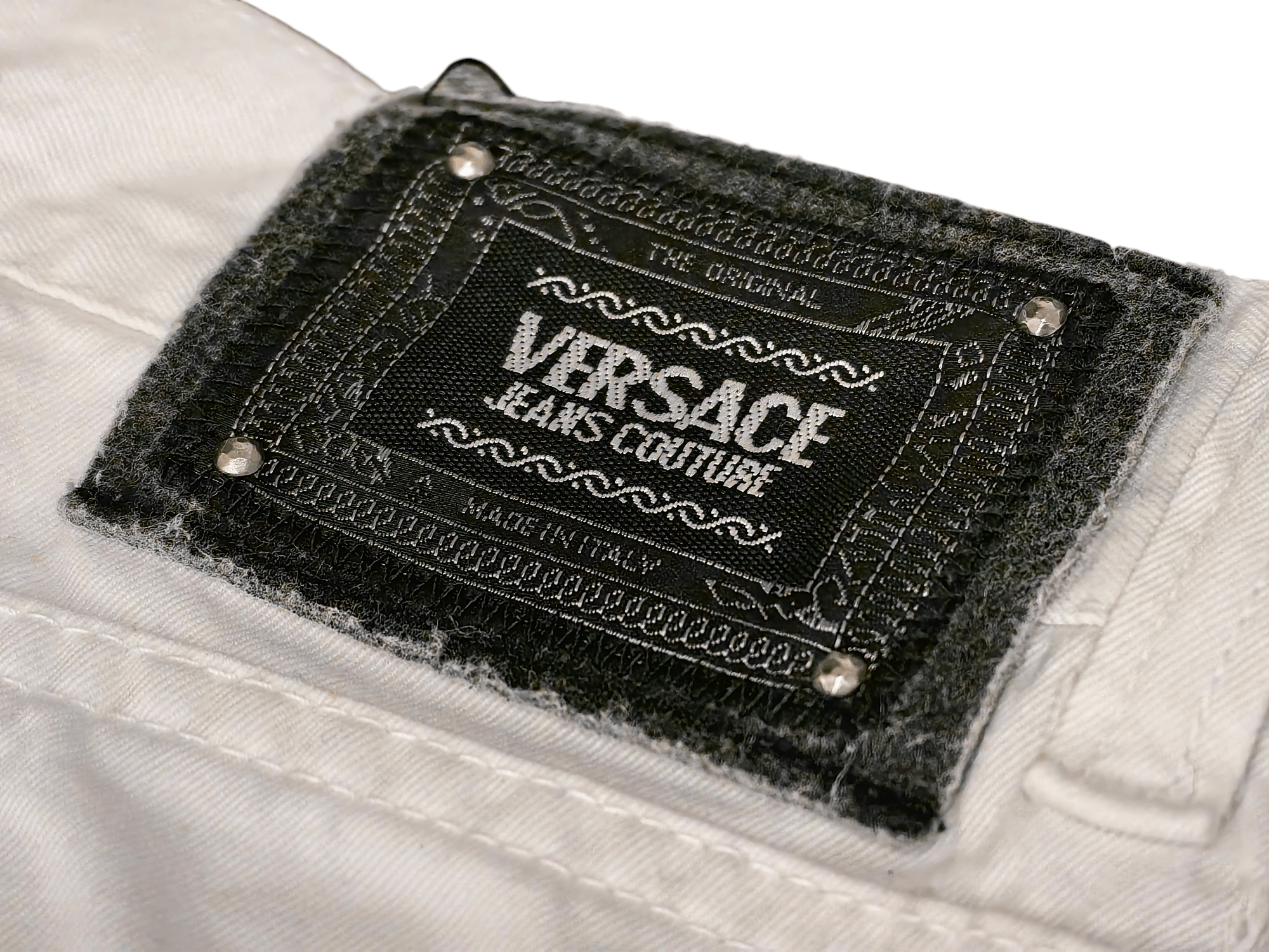 Versace Jeans Couture Versace Jeans Couture White Jeans 33 / 47 Size US 33 - 9 Thumbnail