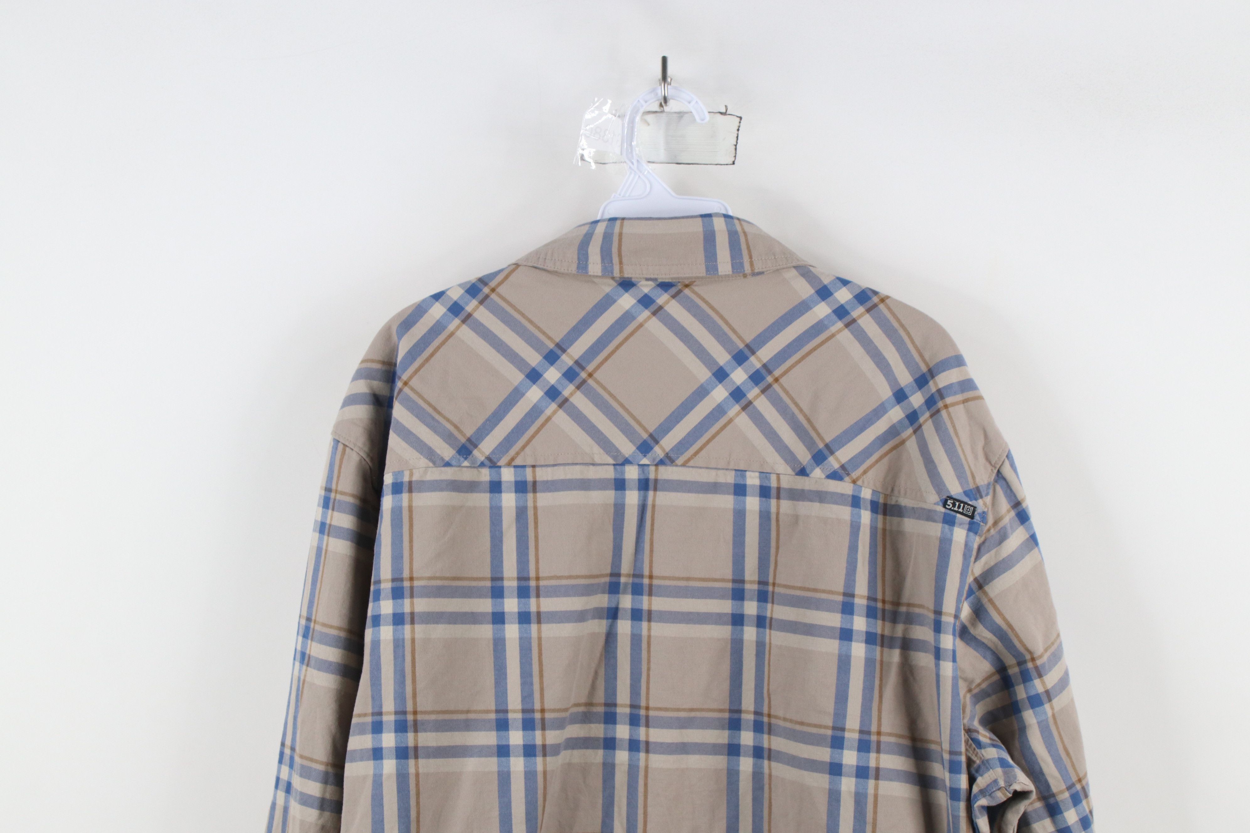 Vintage 5.11 Tactical Series Distressed Gunner Snap Button Shirt Size US XXL / EU 58 / 5 - 14 Thumbnail