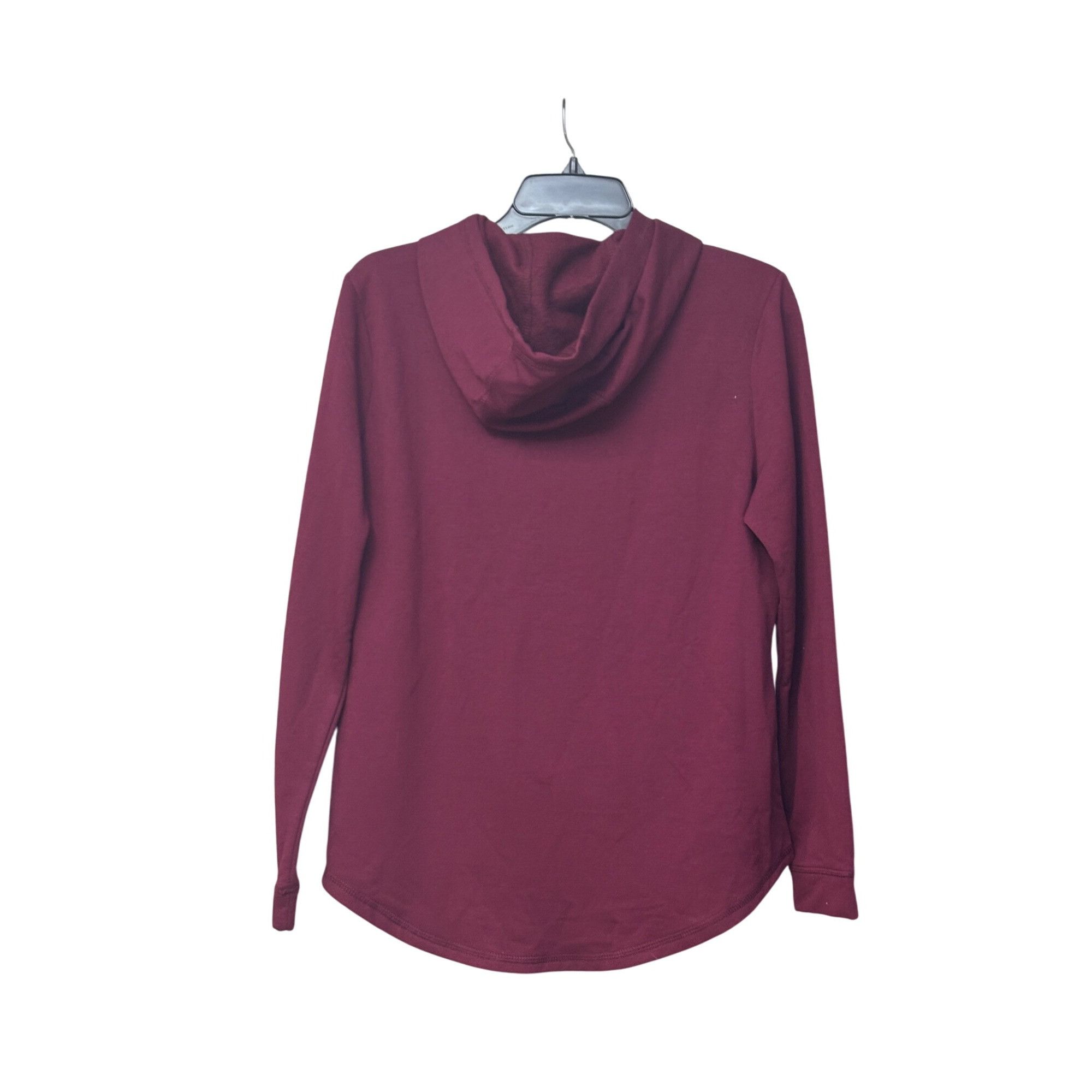 Other St. John’s Bay Quilted front Women’s Hoodie, Burgundy, Sz. S Size S / US 4 / IT 40 - 10 Thumbnail