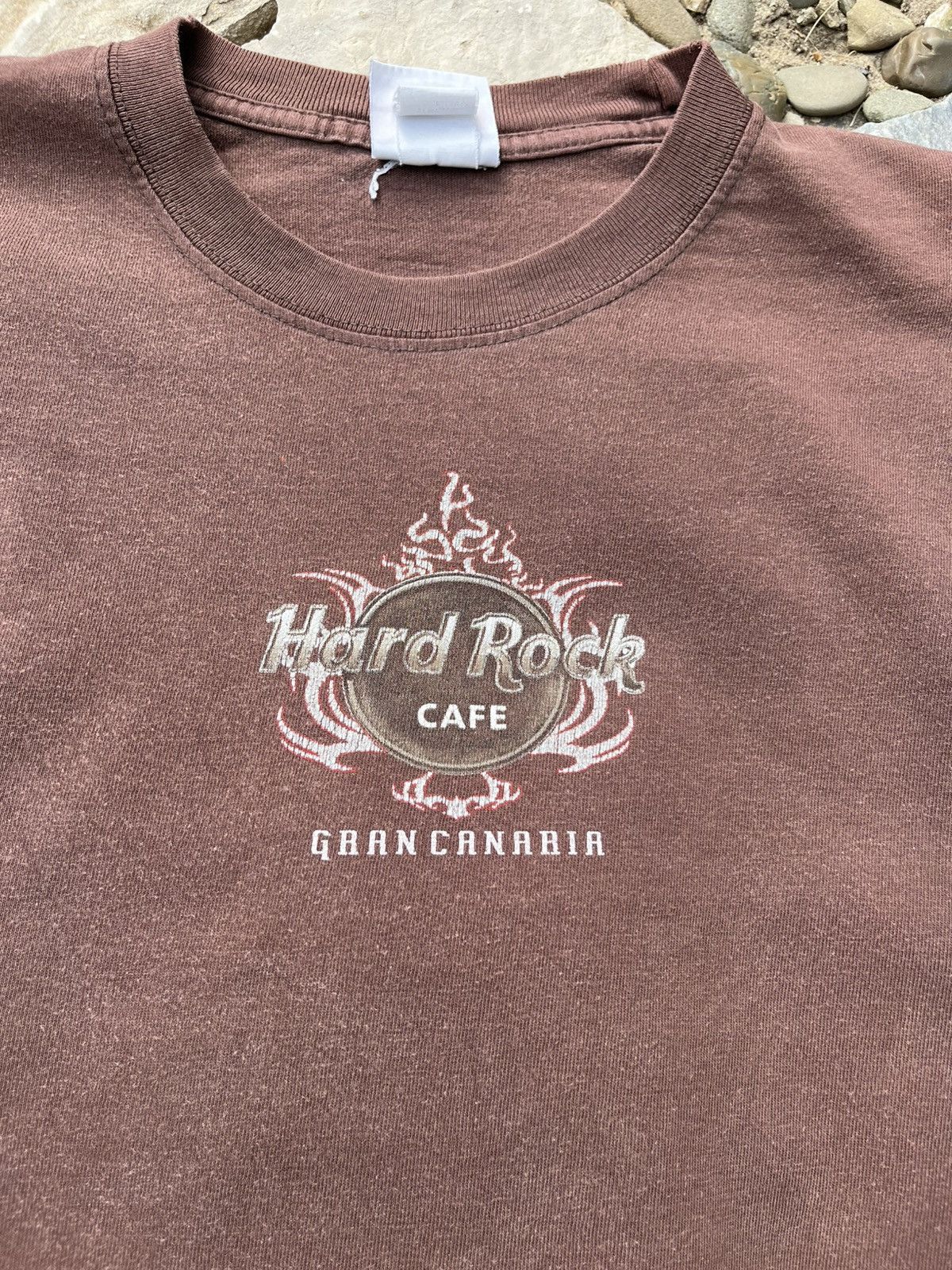 Hard Rock Cafe × Japanese Brand Vintage Hard Rock Cafe Gran Canaria washed dragon y2k tee Size US L / EU 52-54 / 3 - 10 Thumbnail