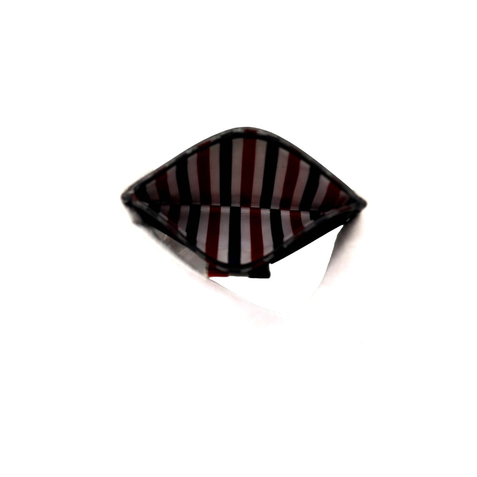 Thom Browne 🔴 Thom Browne Card Holder Wallet - Black Pebbled Leather Size ONE SIZE - 6 Thumbnail