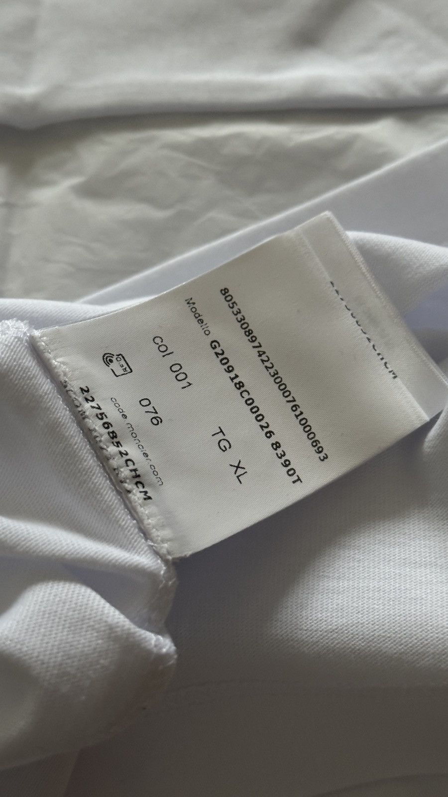 Moncler Moncler Maglia T-Shirt White Size US XL / EU 56 / 4 - 8 Thumbnail