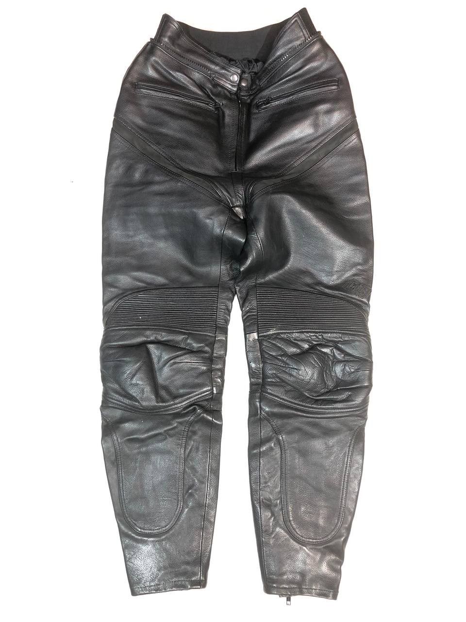 Vintage Racing Moto Biker Leather Pants Vintage Size US 30 / EU 46 - 1 Thumbnail