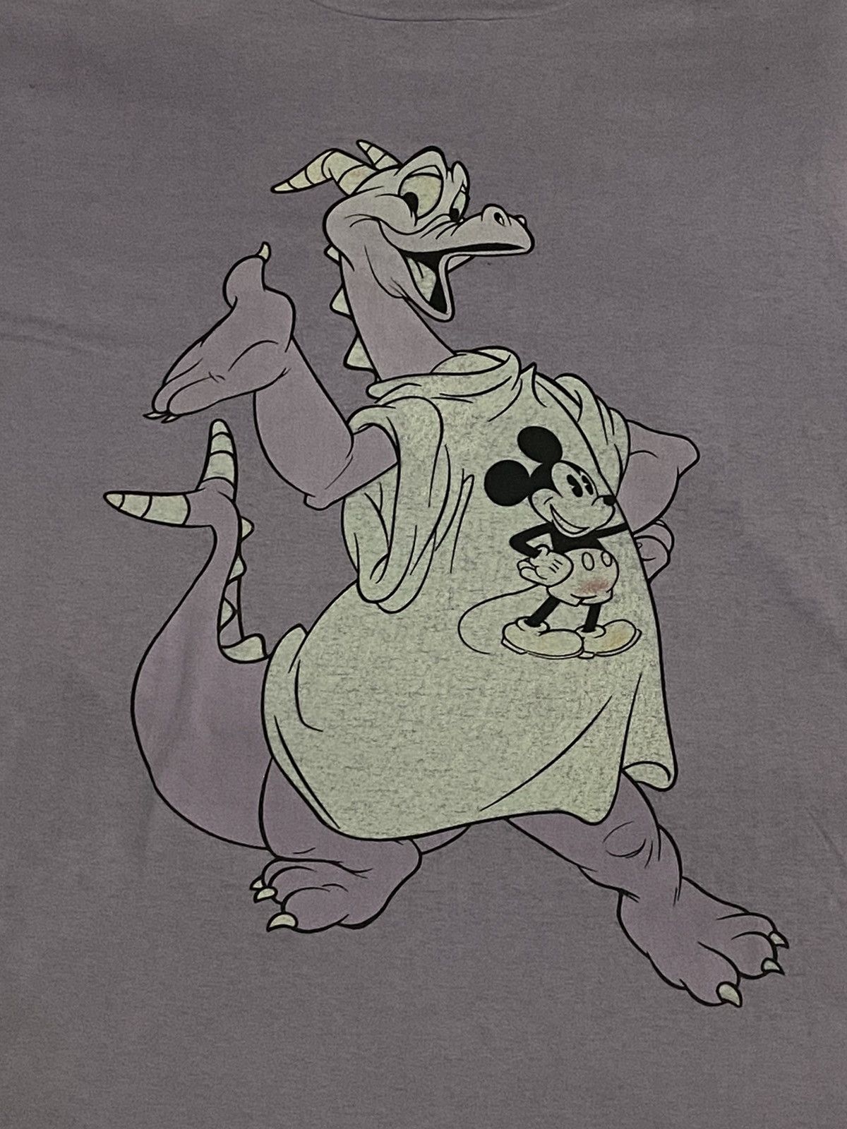 Disney × Vintage Vintage Disney Figment purple oversized t shirt size OS Size US XXL / EU 58 / 5 - 9 Thumbnail