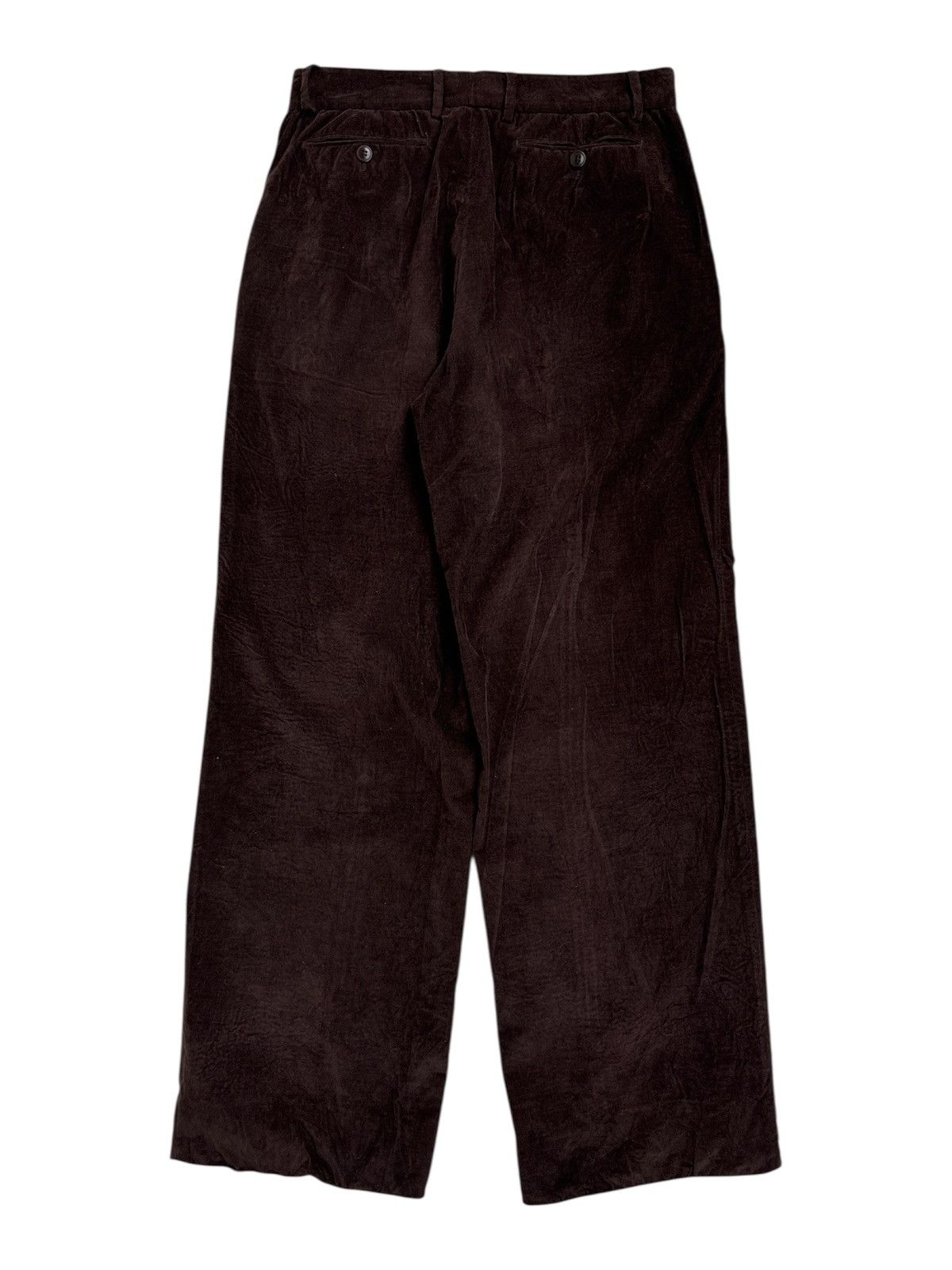 Miu Miu Fall 1999 Wide Leg Corduroy Trousers Size US 30 / EU 46 - 4 Thumbnail