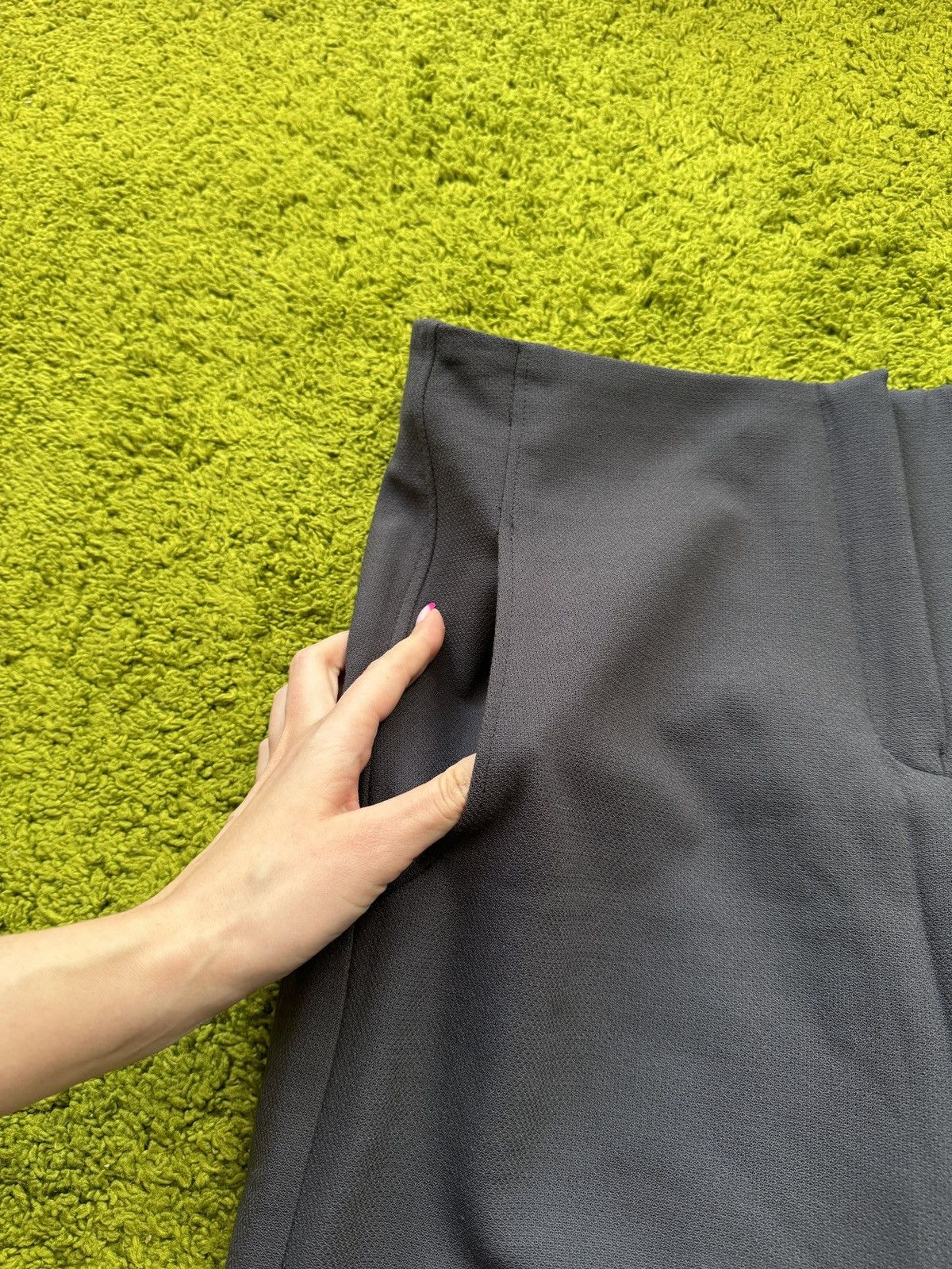 Designer Oska avant garde wide leg wool blend parachute baggy pants Size US 32 / EU 48 - 2 Thumbnail