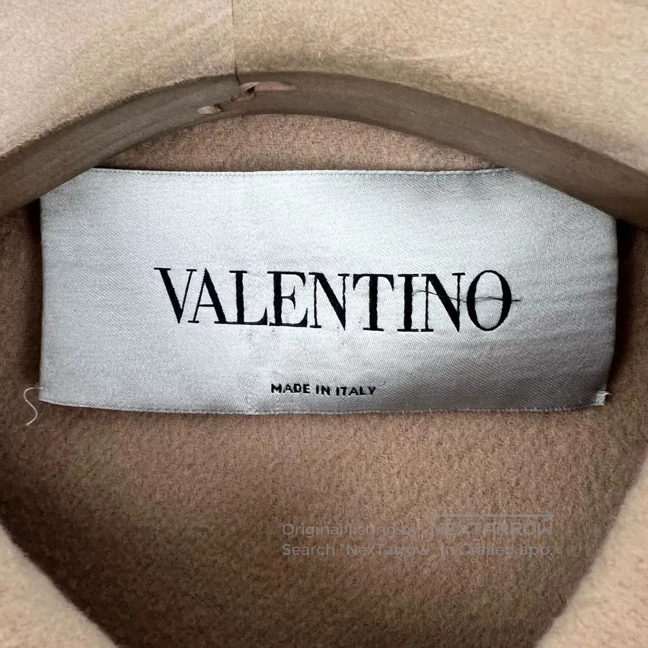Valentino Valentino Long Beige Wool Coat. Size M / US 6-8 / IT 42-44 - 4 Thumbnail