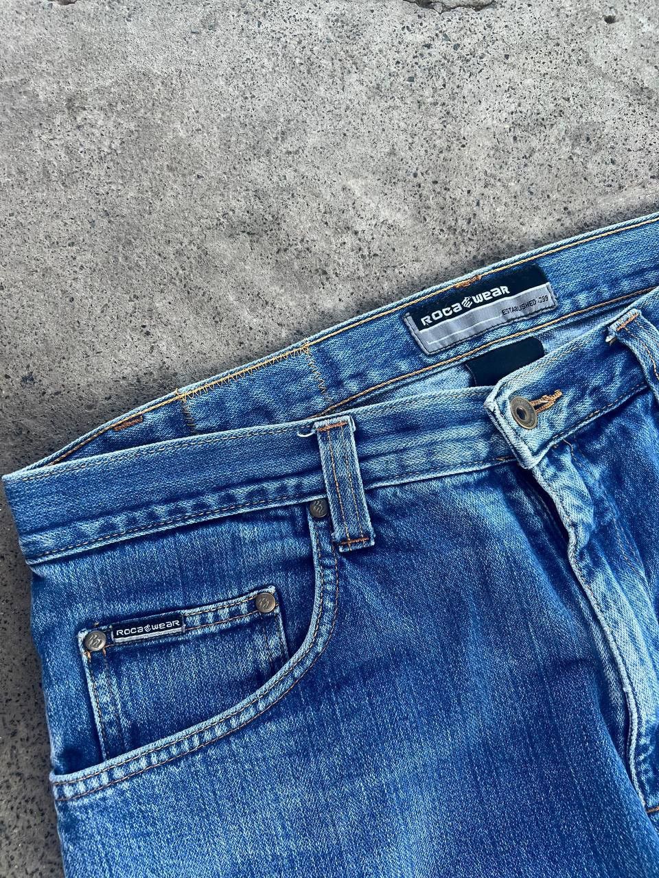 Japanese Brand × Rocawear × Vintage Vintage Y2K Rocawear Rap Skate Avantgarde Baggy Shorts Size US 34 / EU 50 - 3 Thumbnail