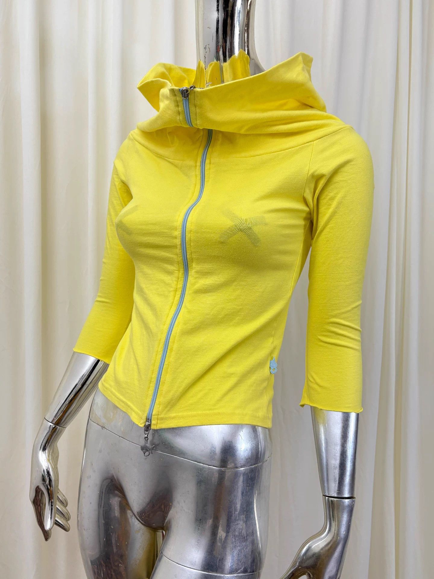 Other punkyfish UK 3/4 versatile zip bright yellow top Size XS / US 0-2 / IT 36-38 - 1 Thumbnail