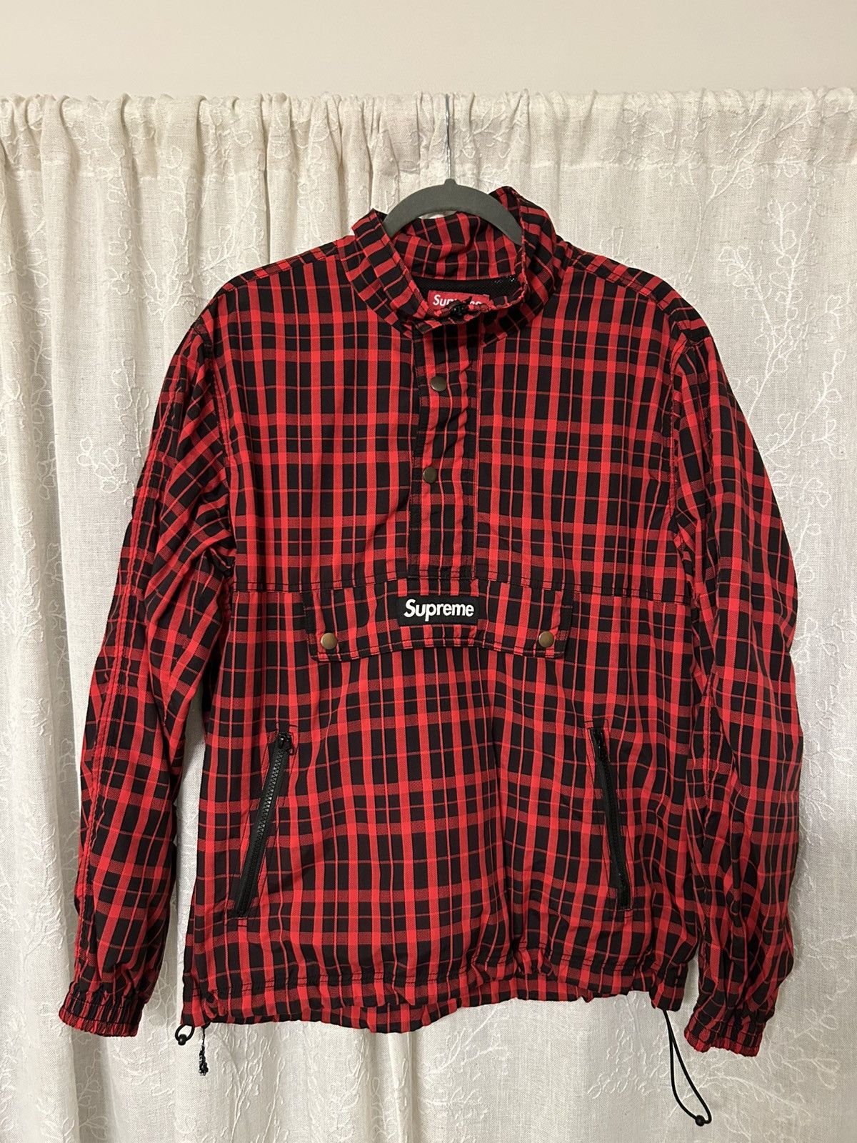 トップス Nylon Plaid Pullover Green L Supreme Supreme Nylon Plaid Pullover (FW18) - $168